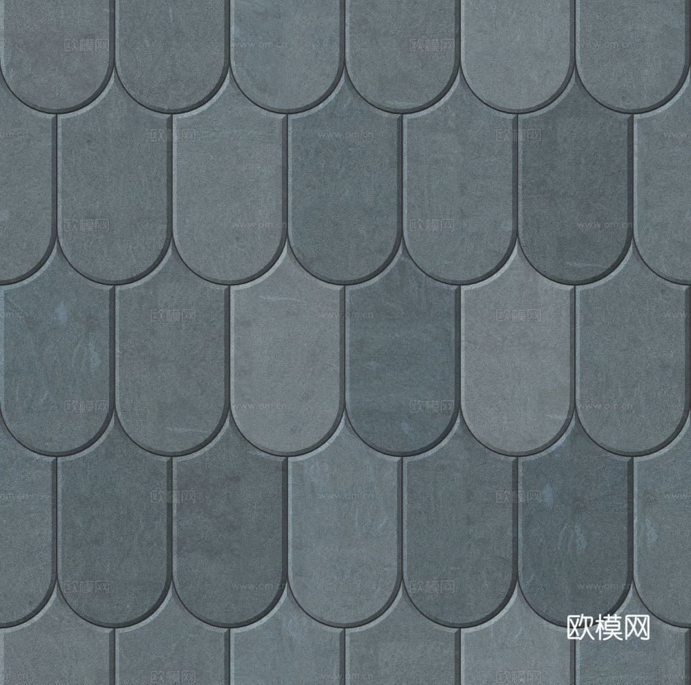 深灰色羽毛砖