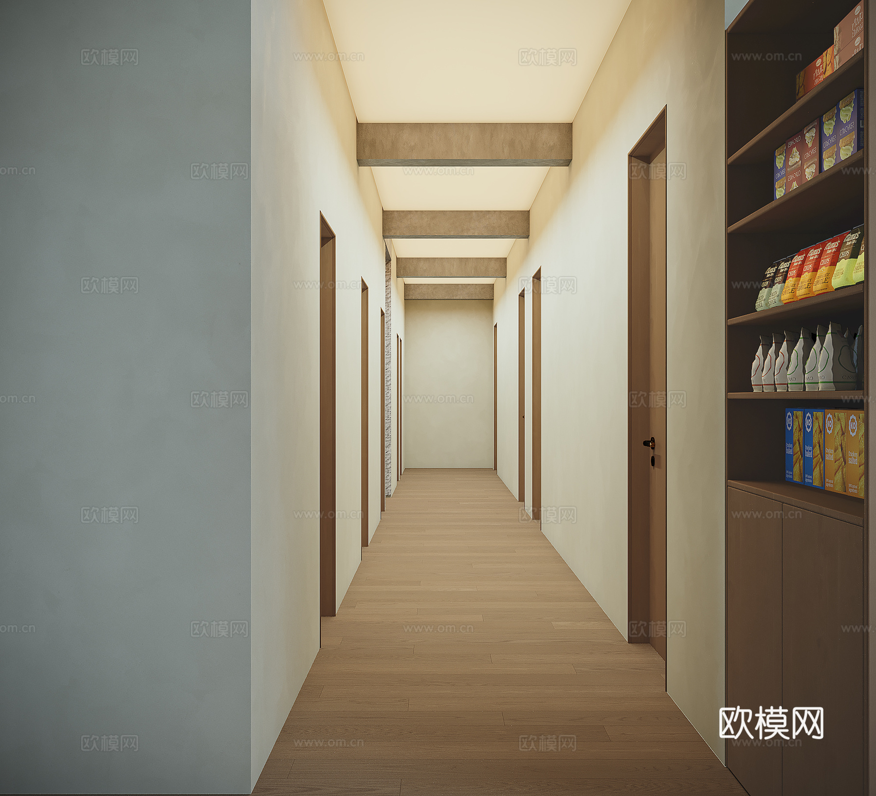 棋牌室3d模型