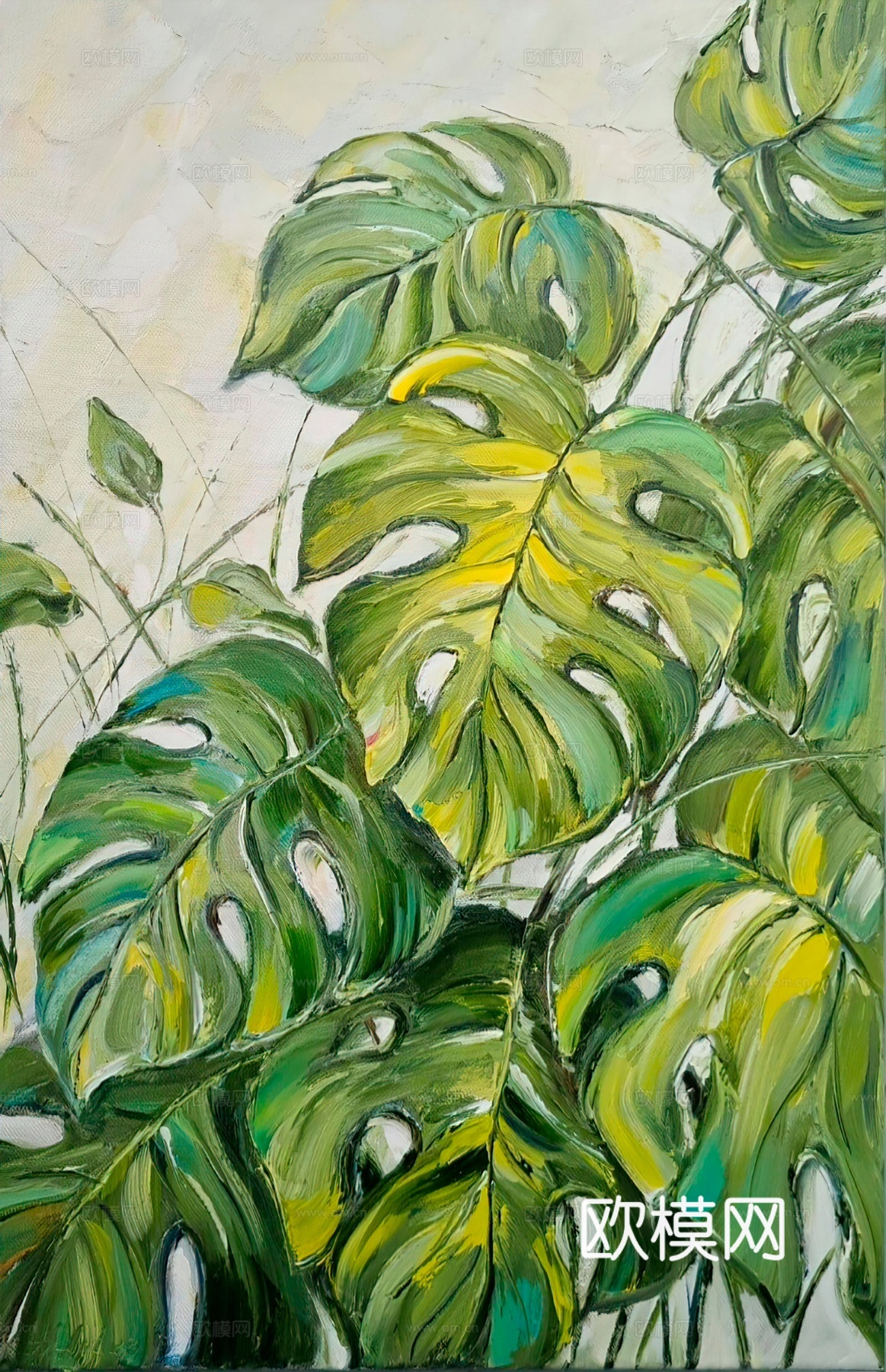 植物油画