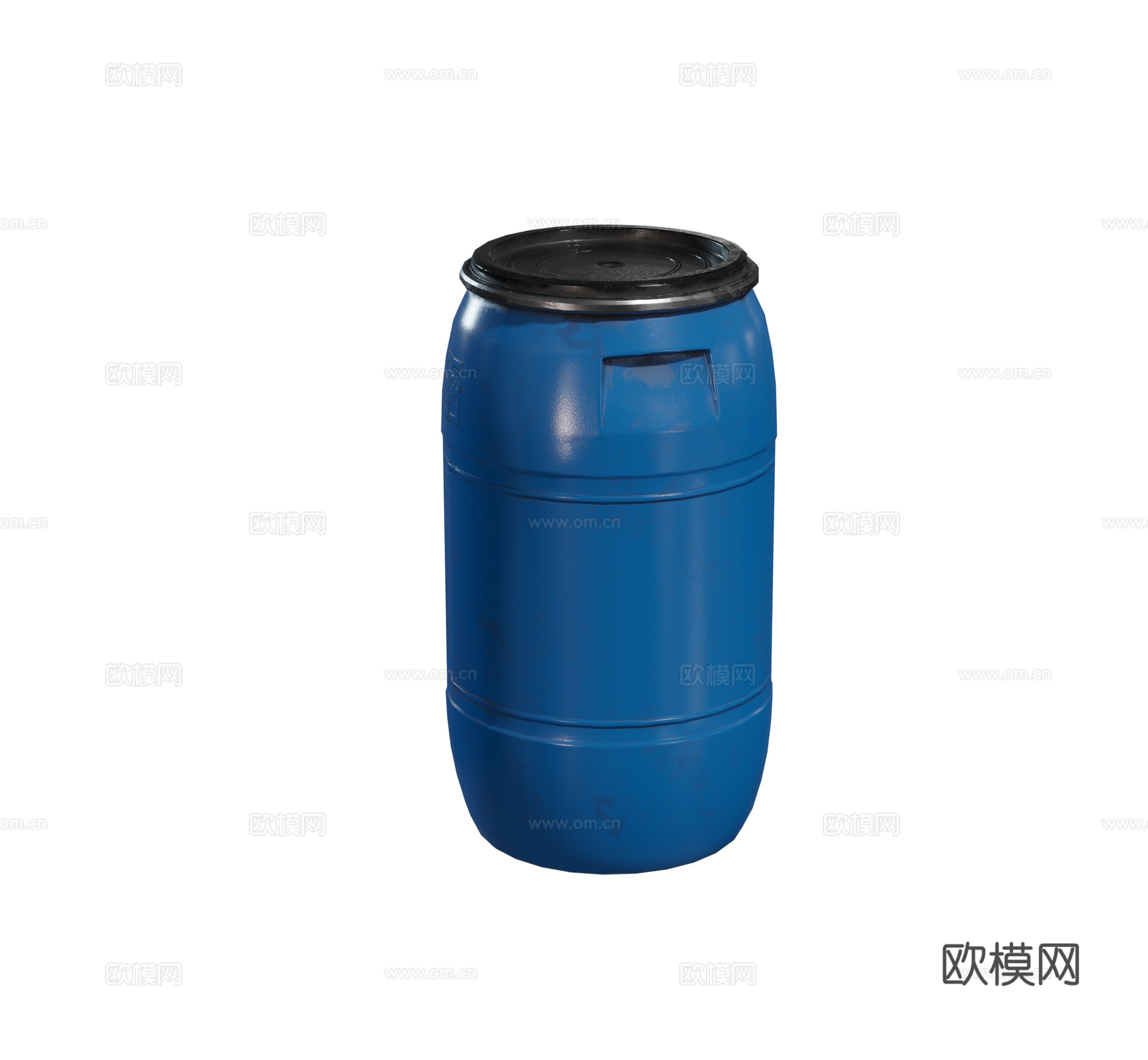 现代桶子 皮桶 塑料桶 废水 垃圾桶su模型