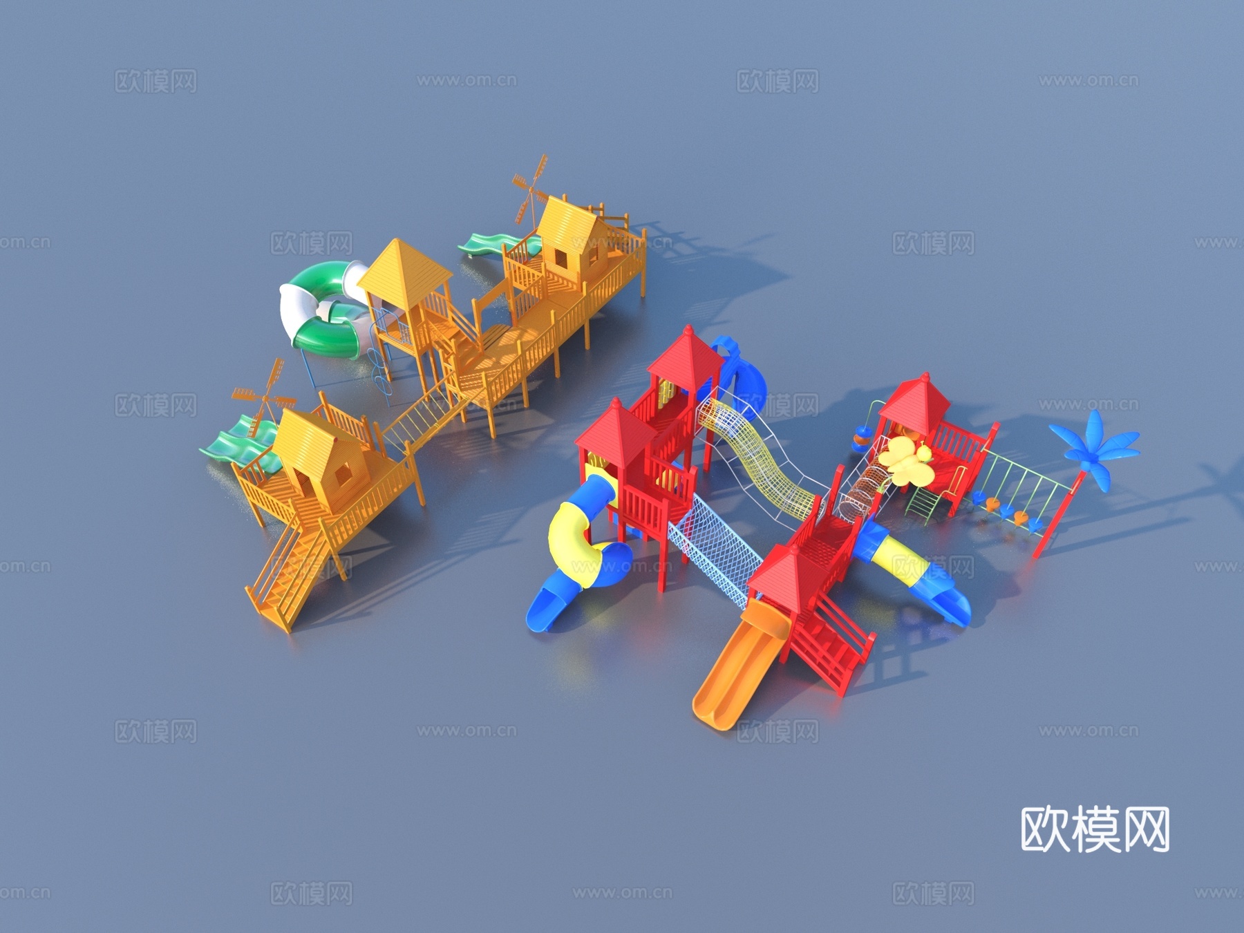 游乐设备 儿童游乐设施3d模型