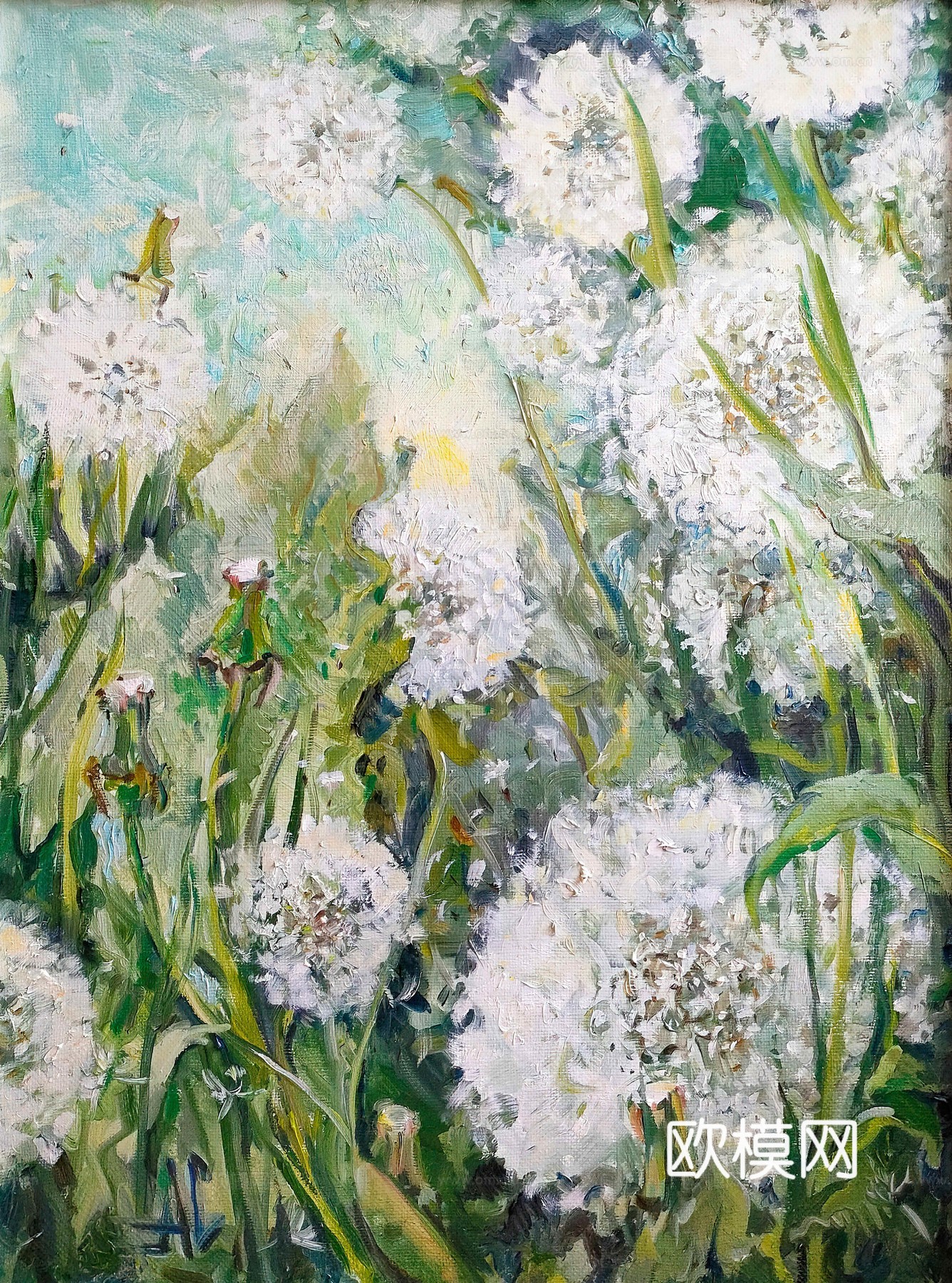 植物油画