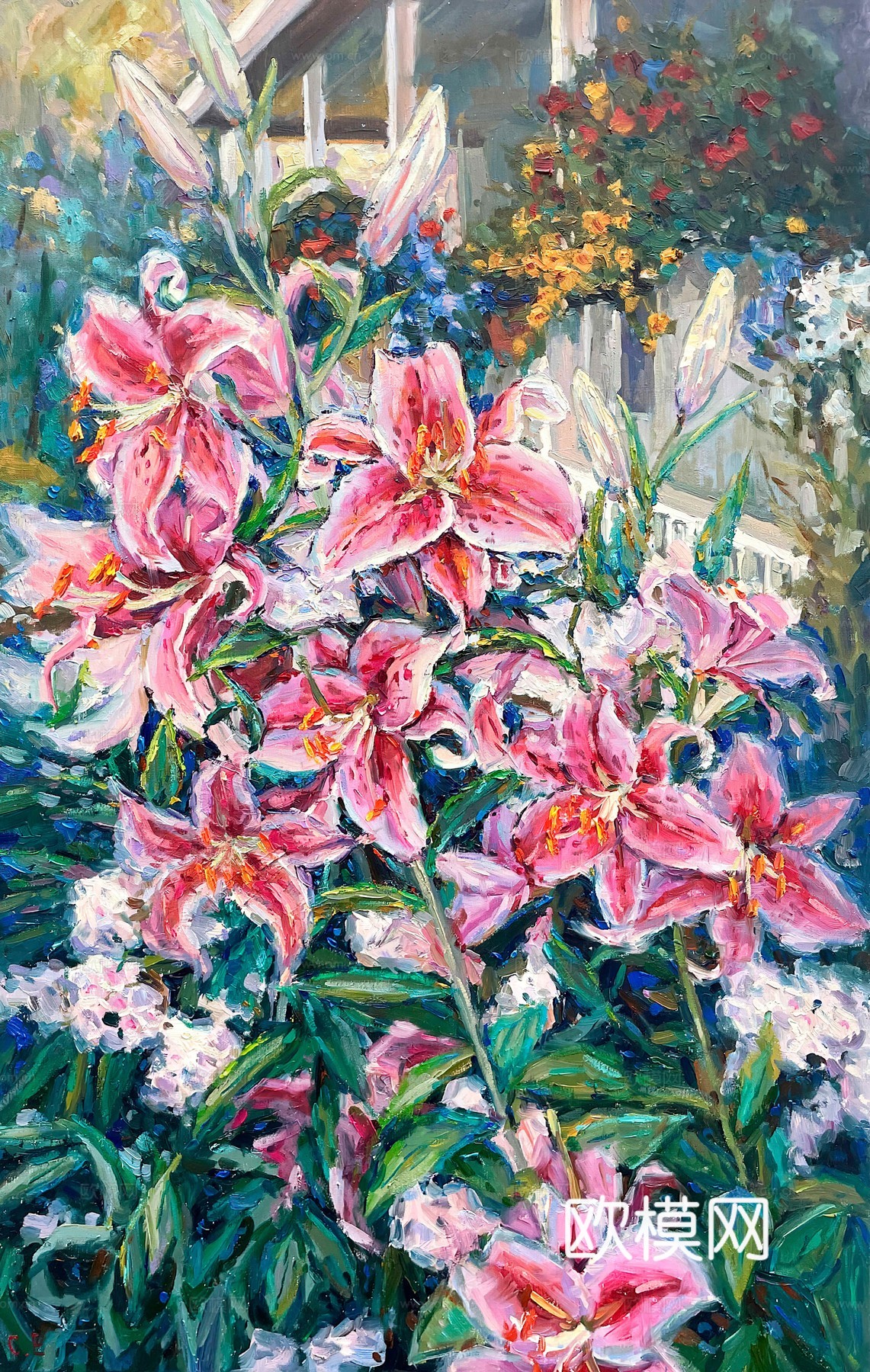 植物油画