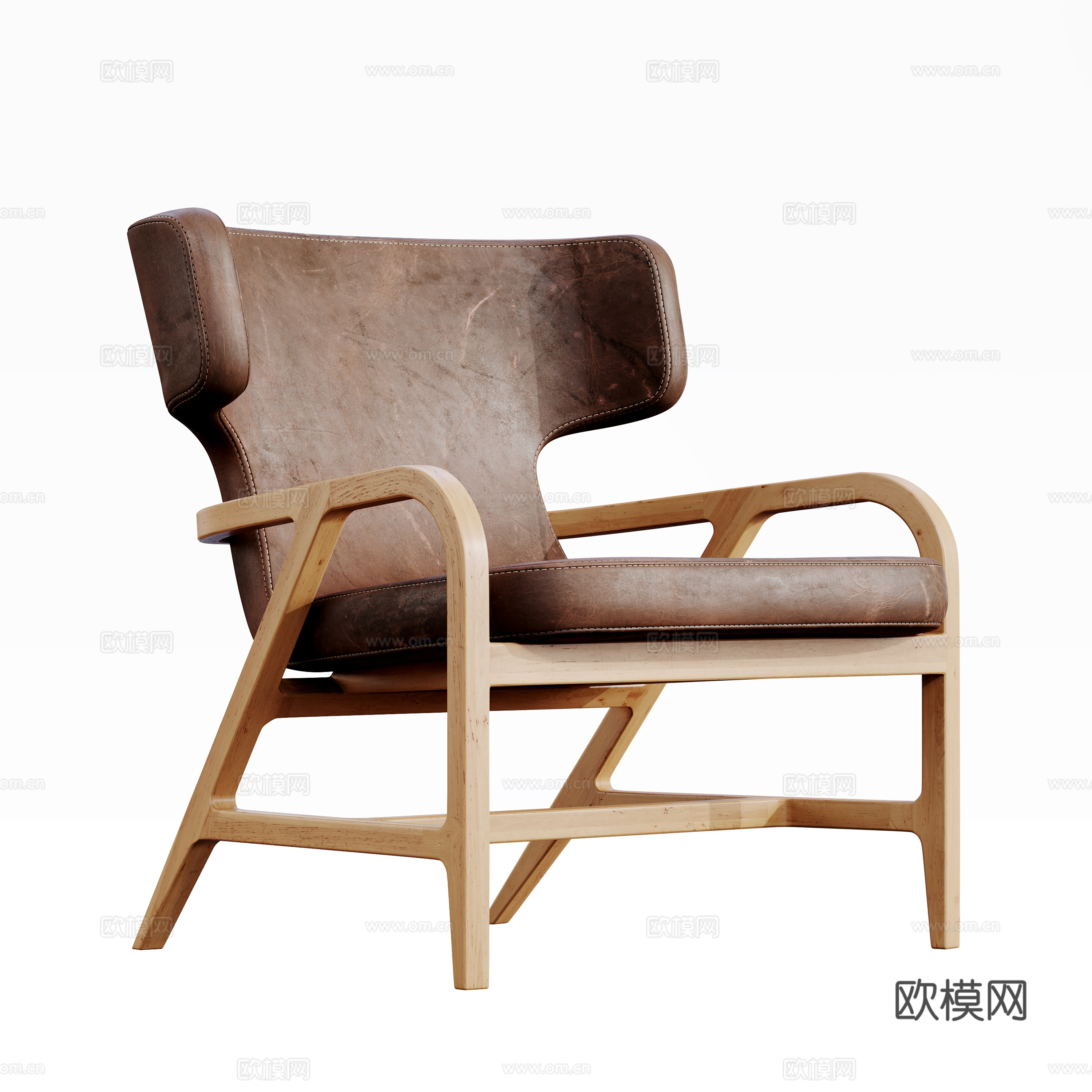 现代休闲椅 单椅3d模型