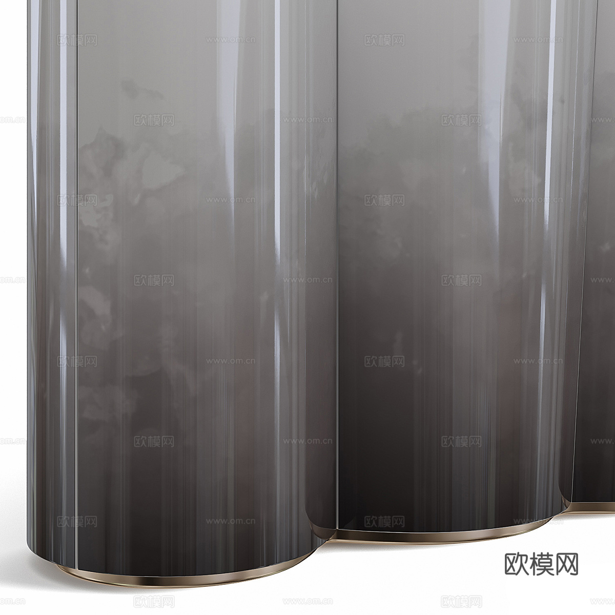 现代意式轻奢端景台 玄关桌3d模型