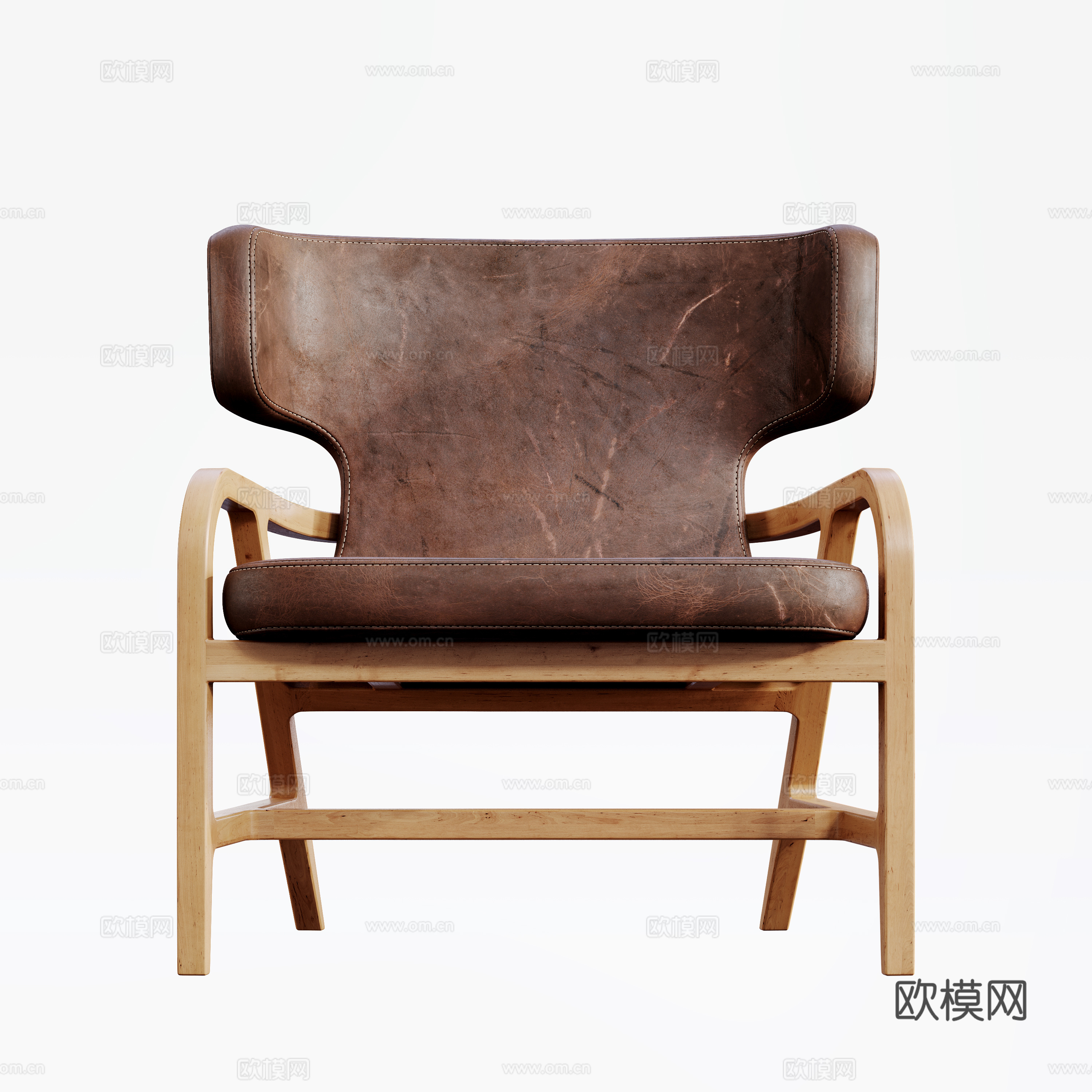 现代休闲椅 单椅3d模型