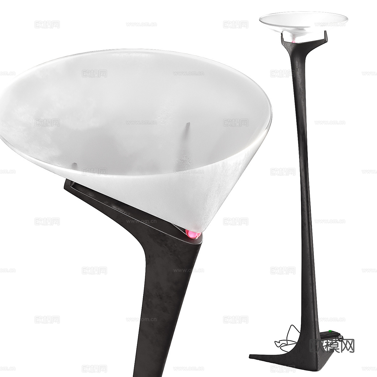 现代极简 Montjuic 落地灯3d模型下载（渲染图5）