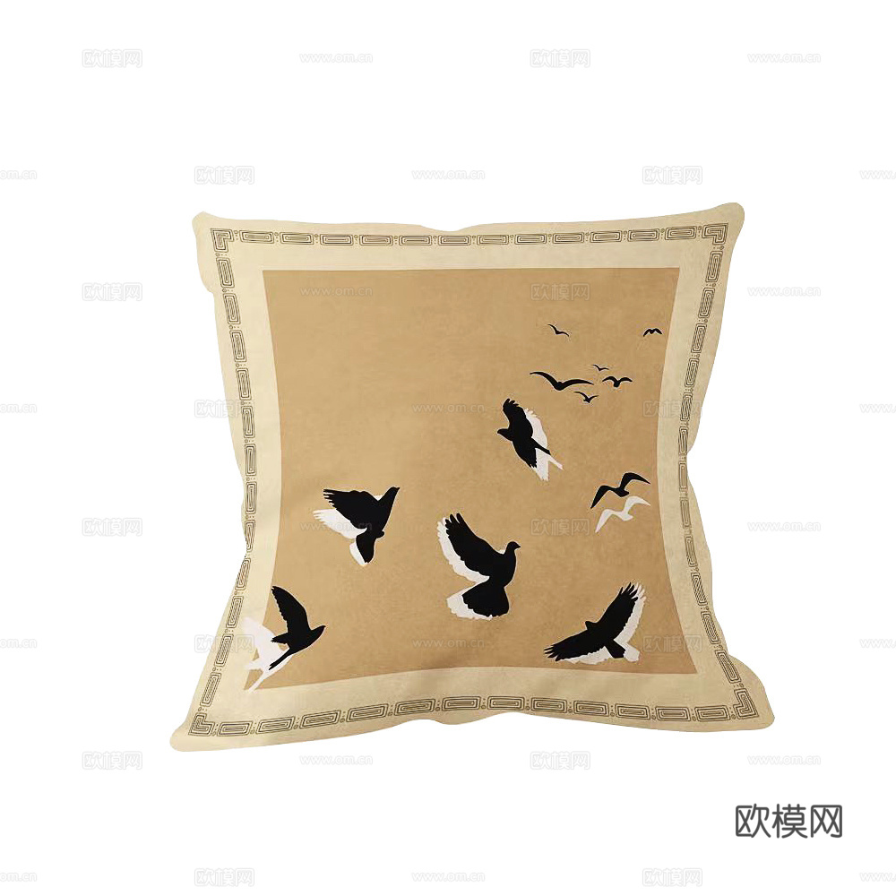 中式抱枕 印花抱枕 枕头