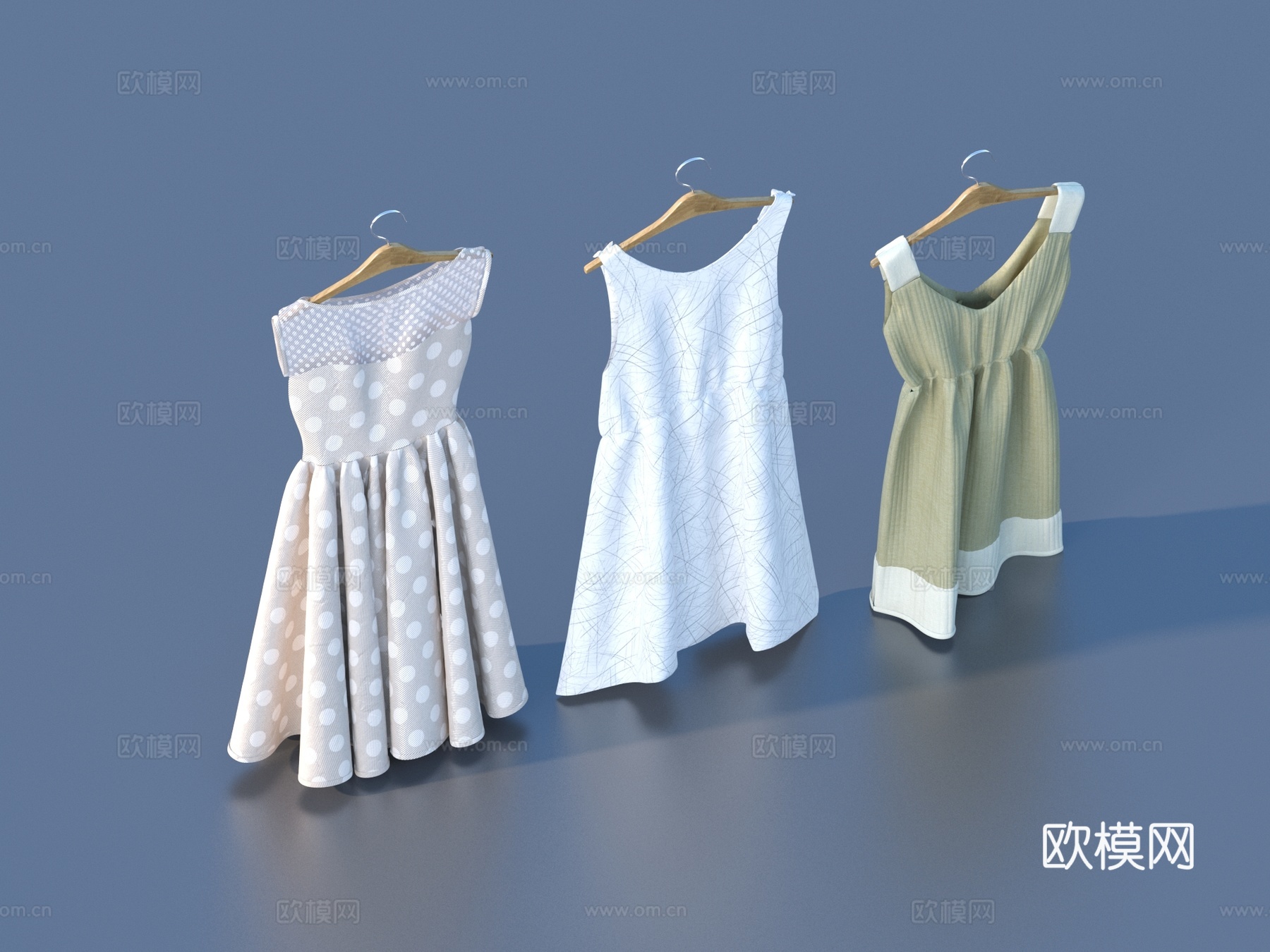长裙 衣服 服装3d模型