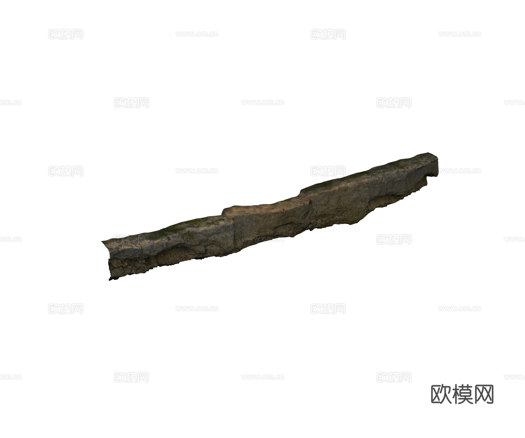 现代鹅卵石 砂石 石子 海边沙滩 砖头 石头 海岸岩石su模型