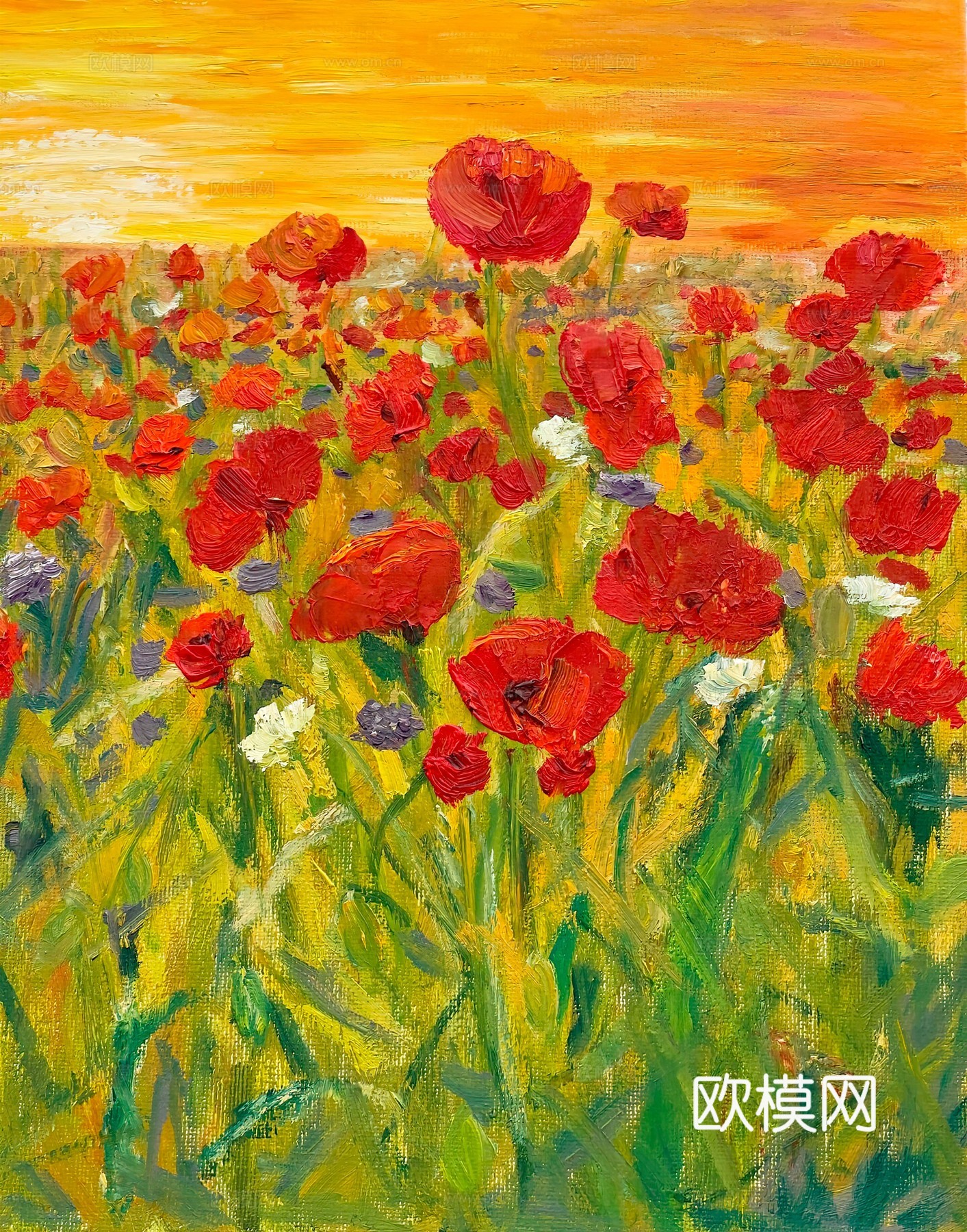 植物油画