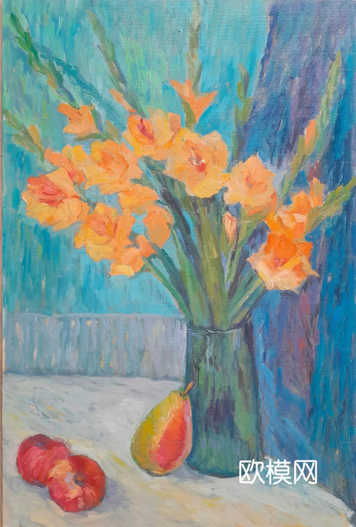 植物油画