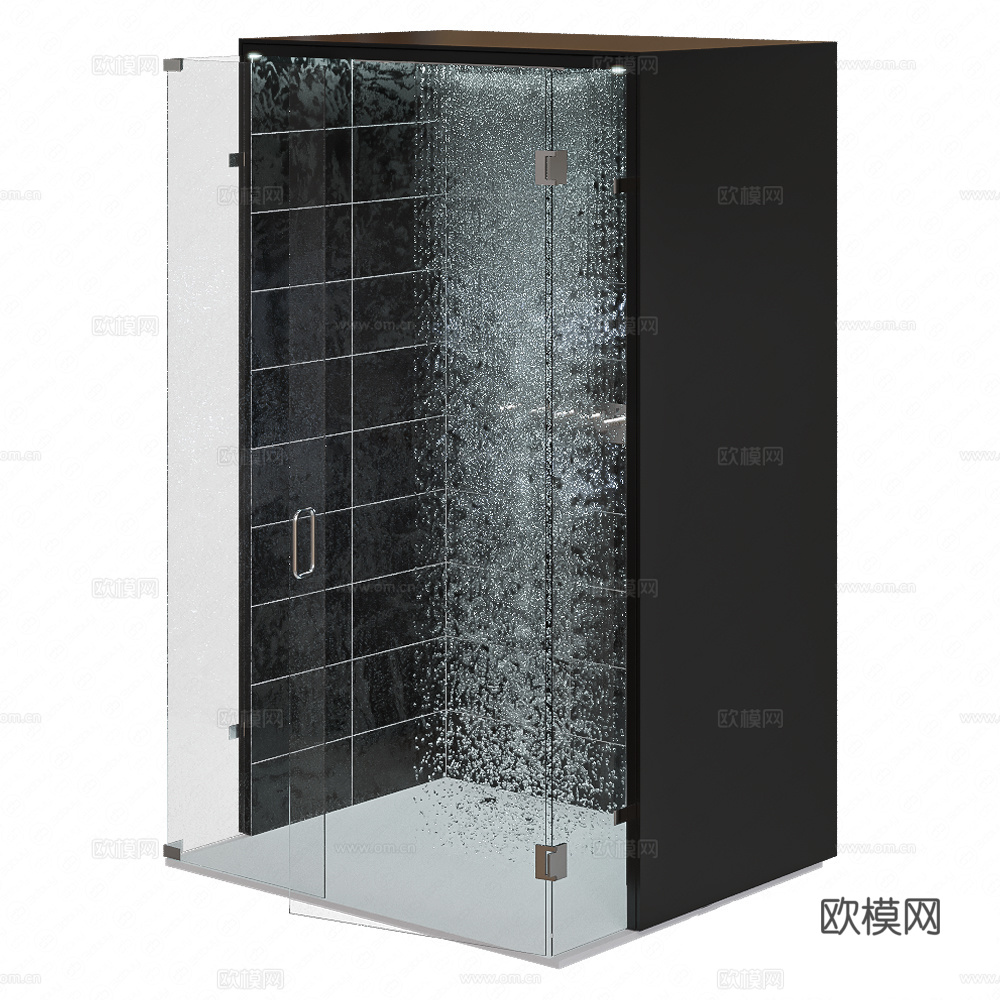 现代淋浴房3d模型