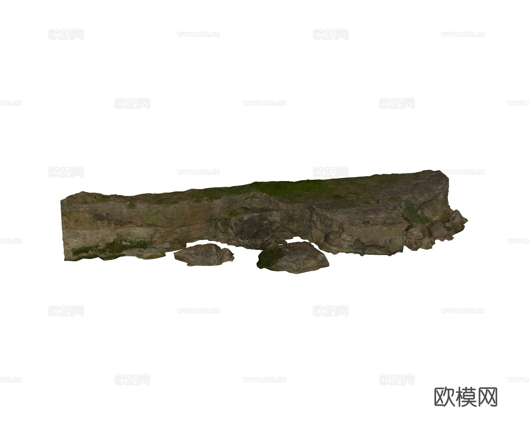 现代石块 山石 造型石 景观石 庭院石 群石 自然风化石头su模型