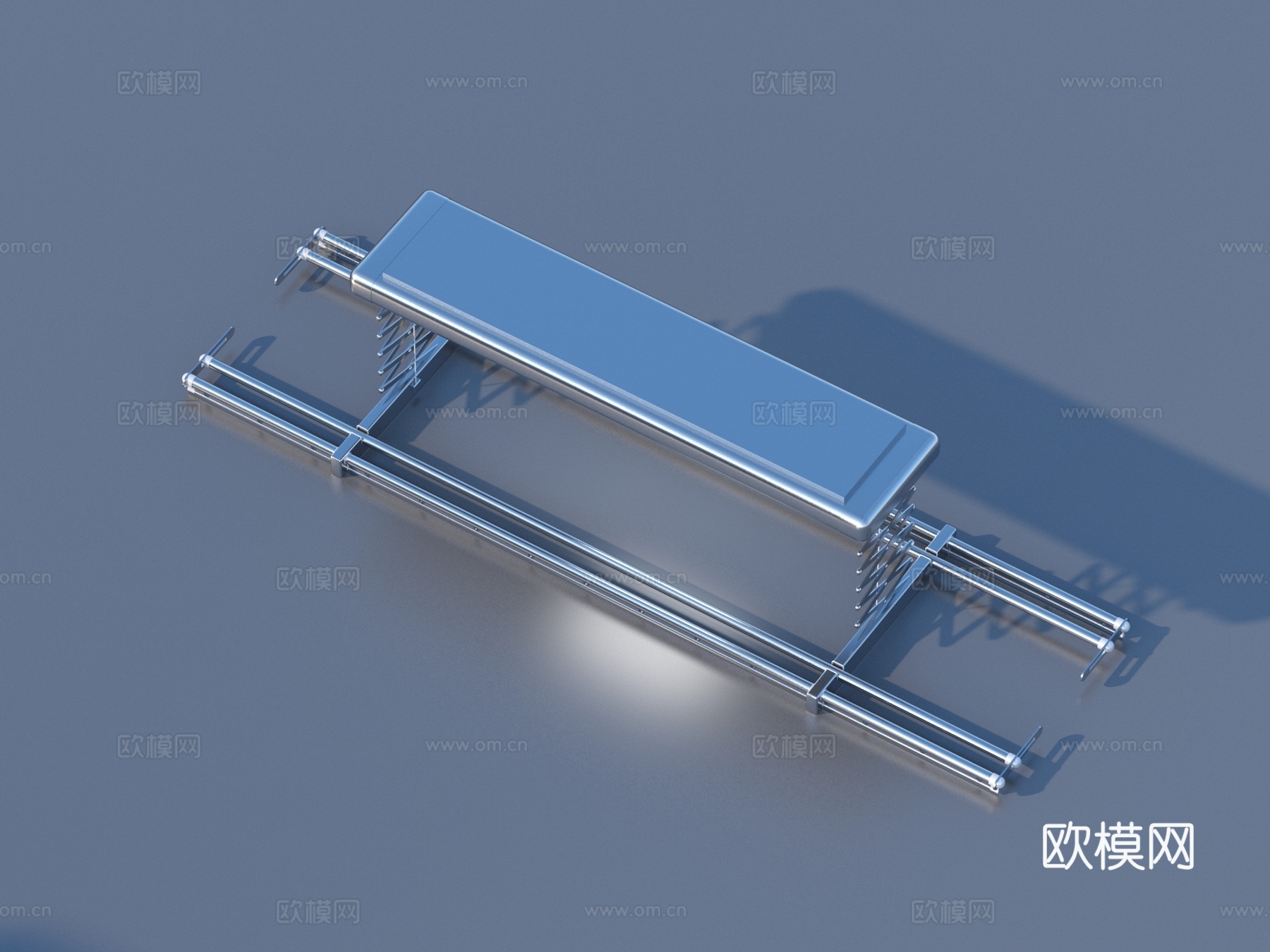 晾衣架 隐形晾衣架 电动晾衣架3d模型