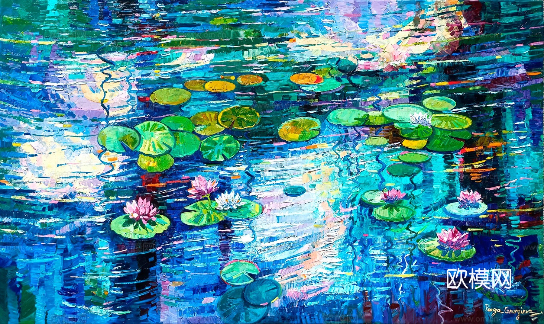 植物油画
