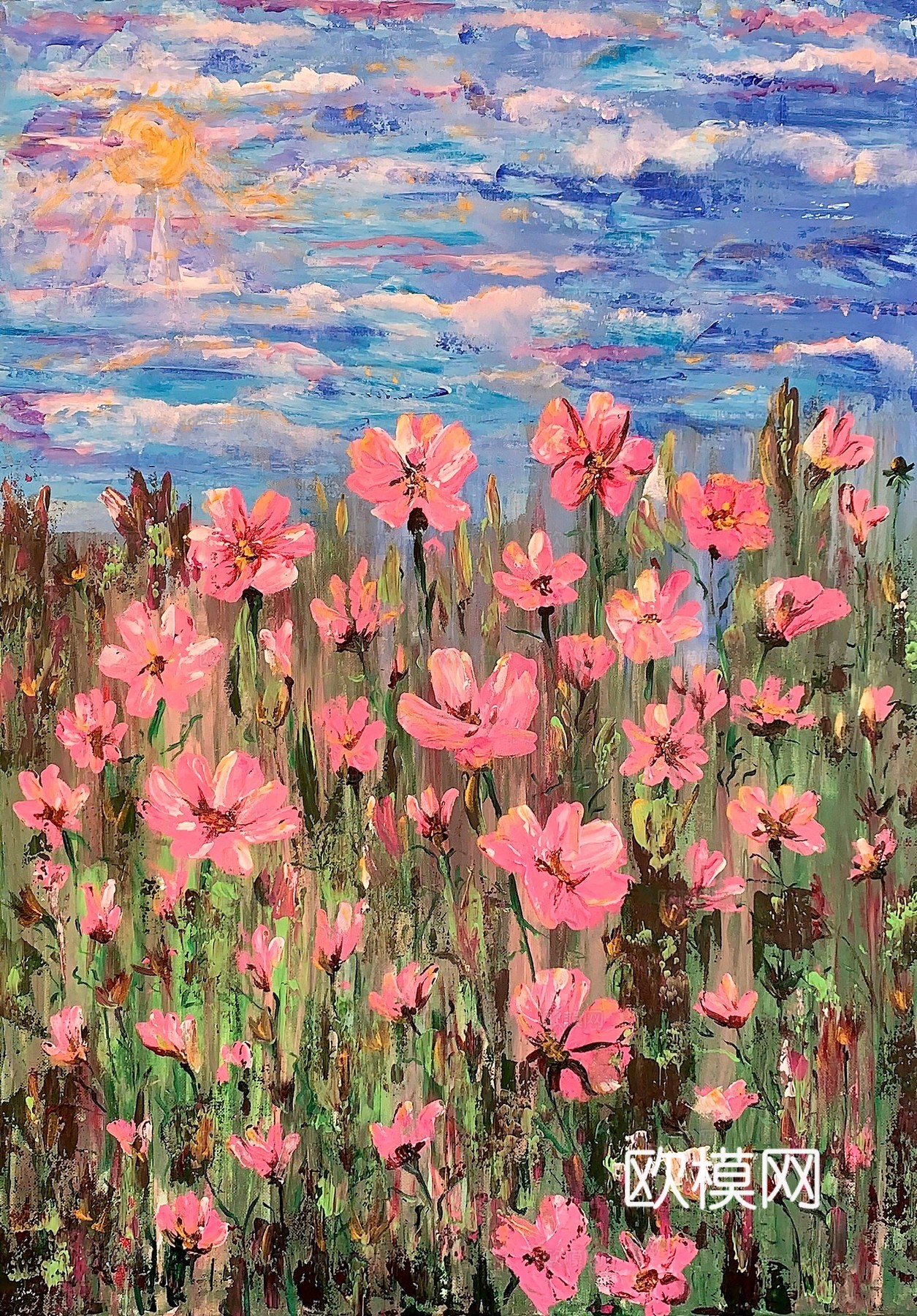 植物油画