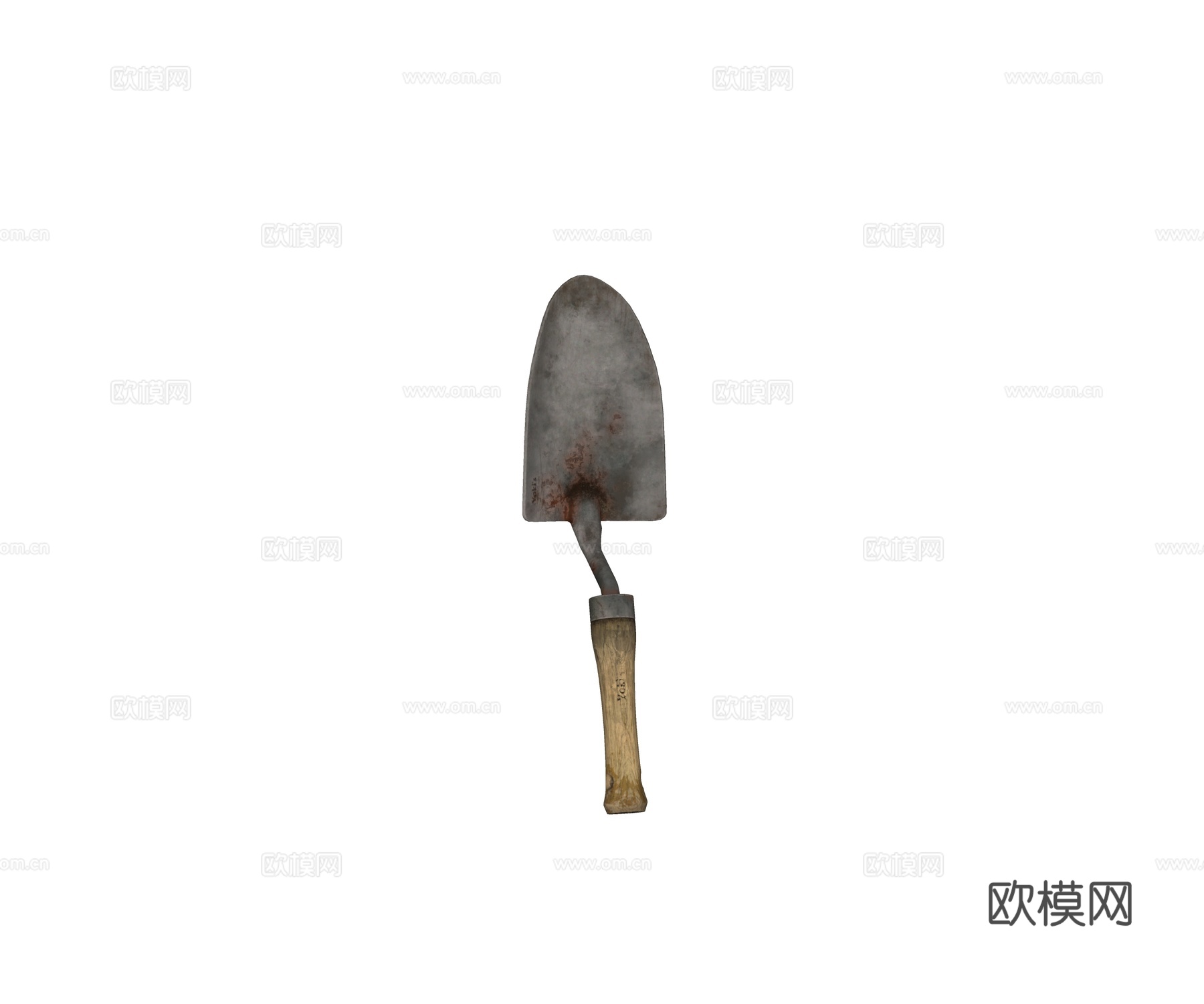 现代铁锹 种花 种菜 挖土铁锹su模型