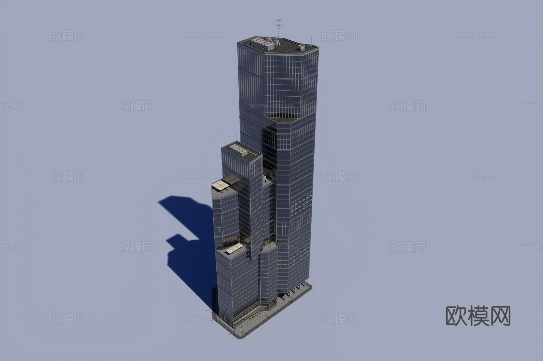 超高层办公楼3d模型