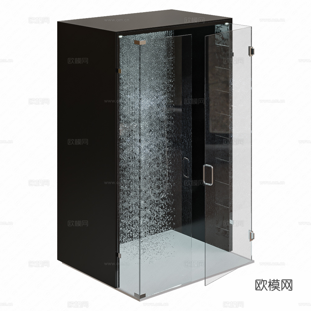 现代淋浴房3d模型