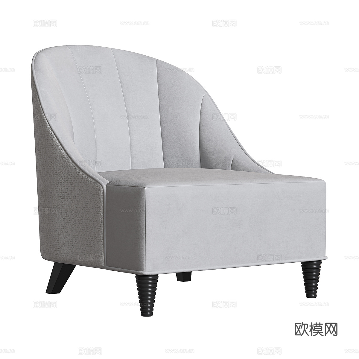 现代简约单人沙发 单人沙发  简约沙发 休闲沙发3d模型