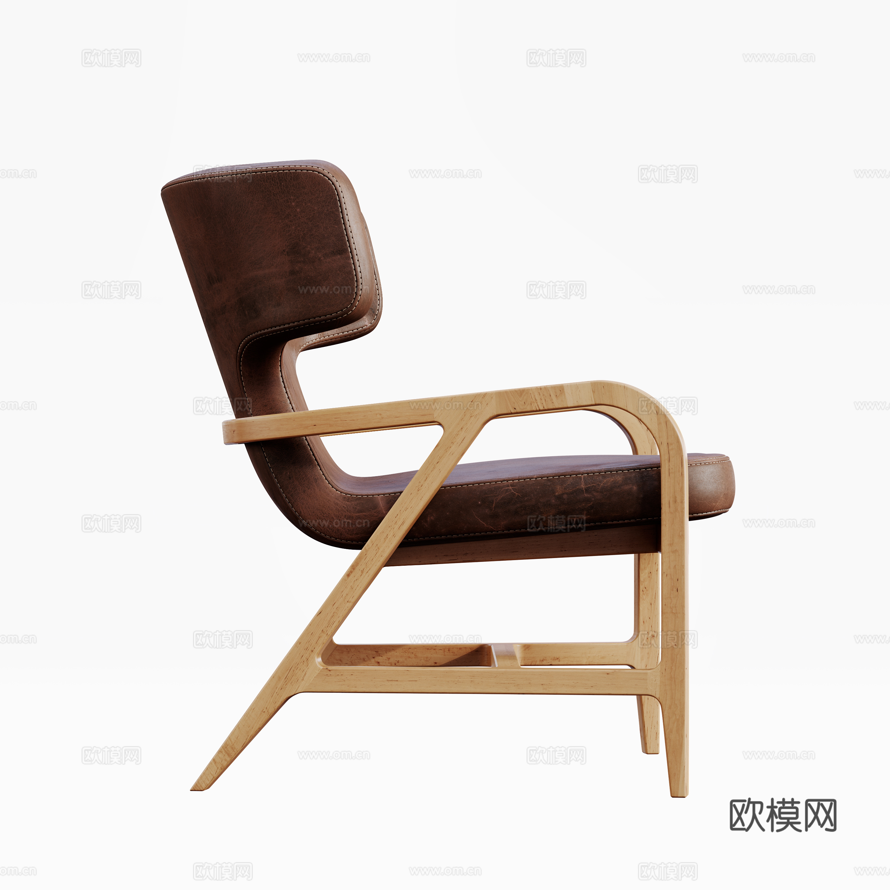 现代休闲椅 单椅3d模型