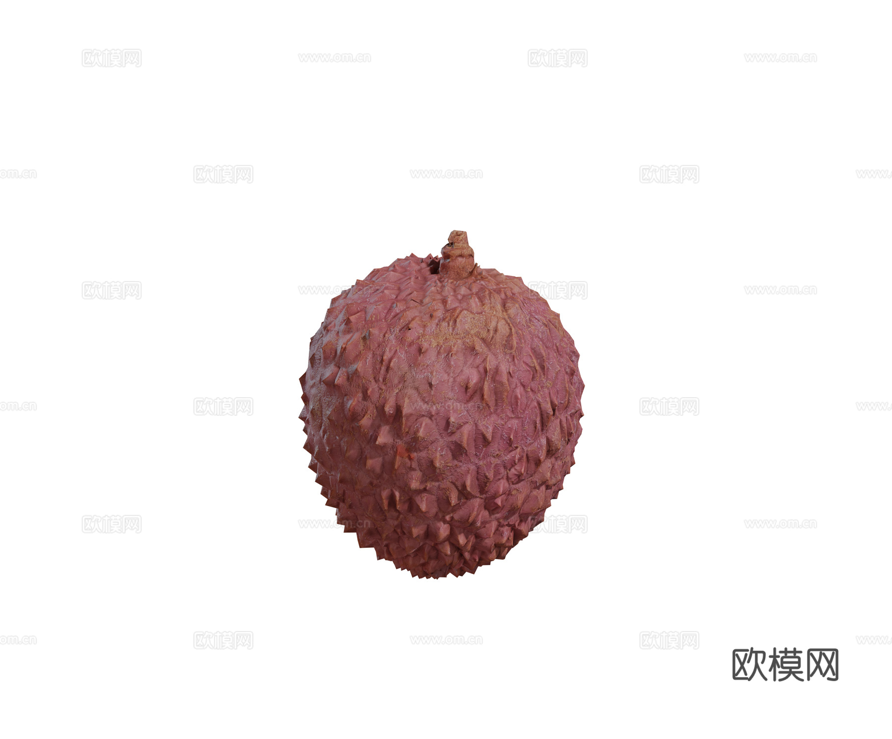 现代水果 荔枝 水果摆盘su模型