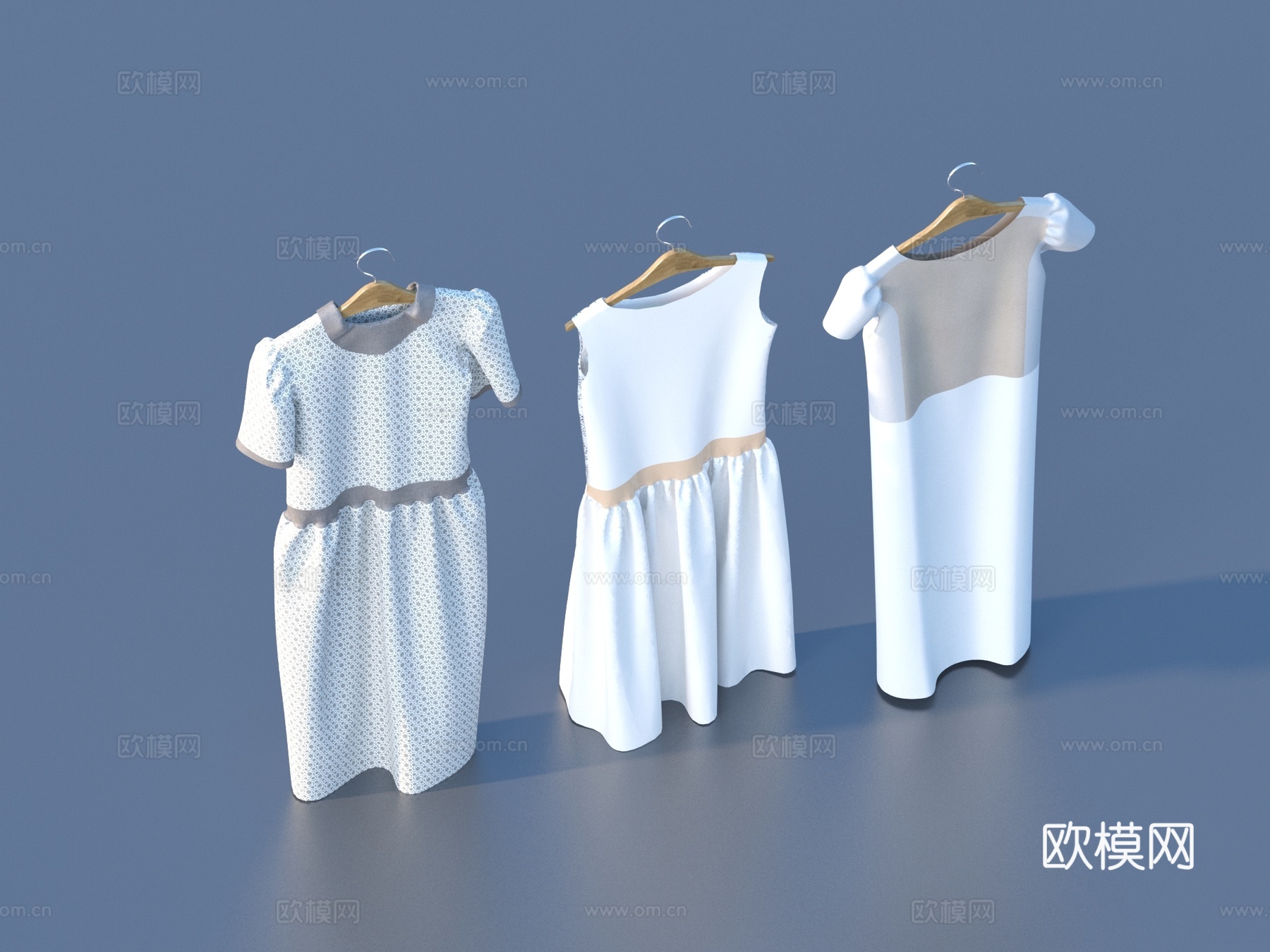长裙 衣服 服装3d模型