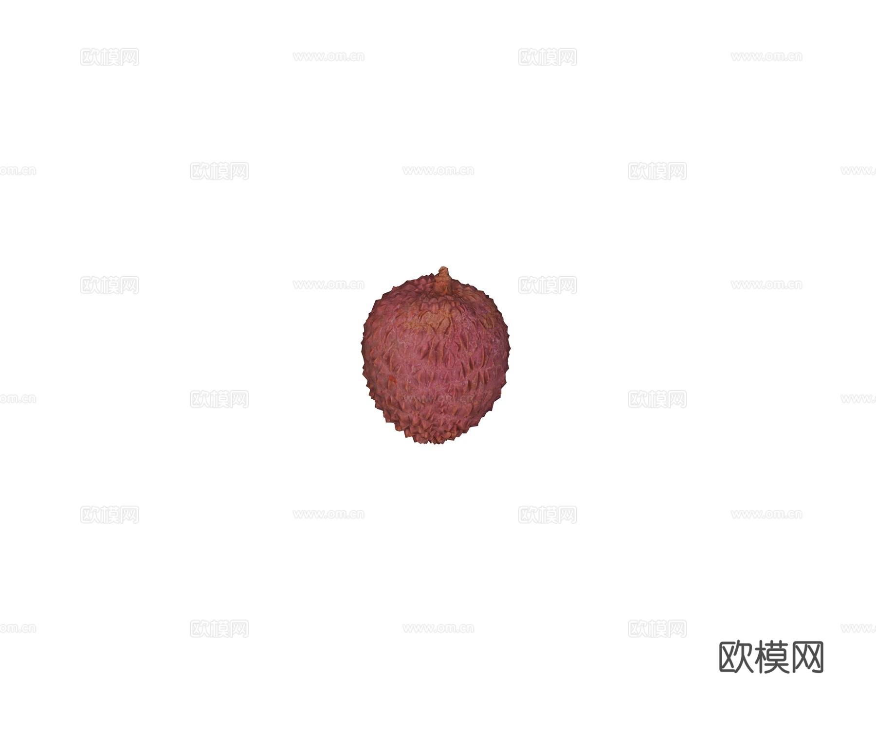现代水果 荔枝 水果摆盘su模型