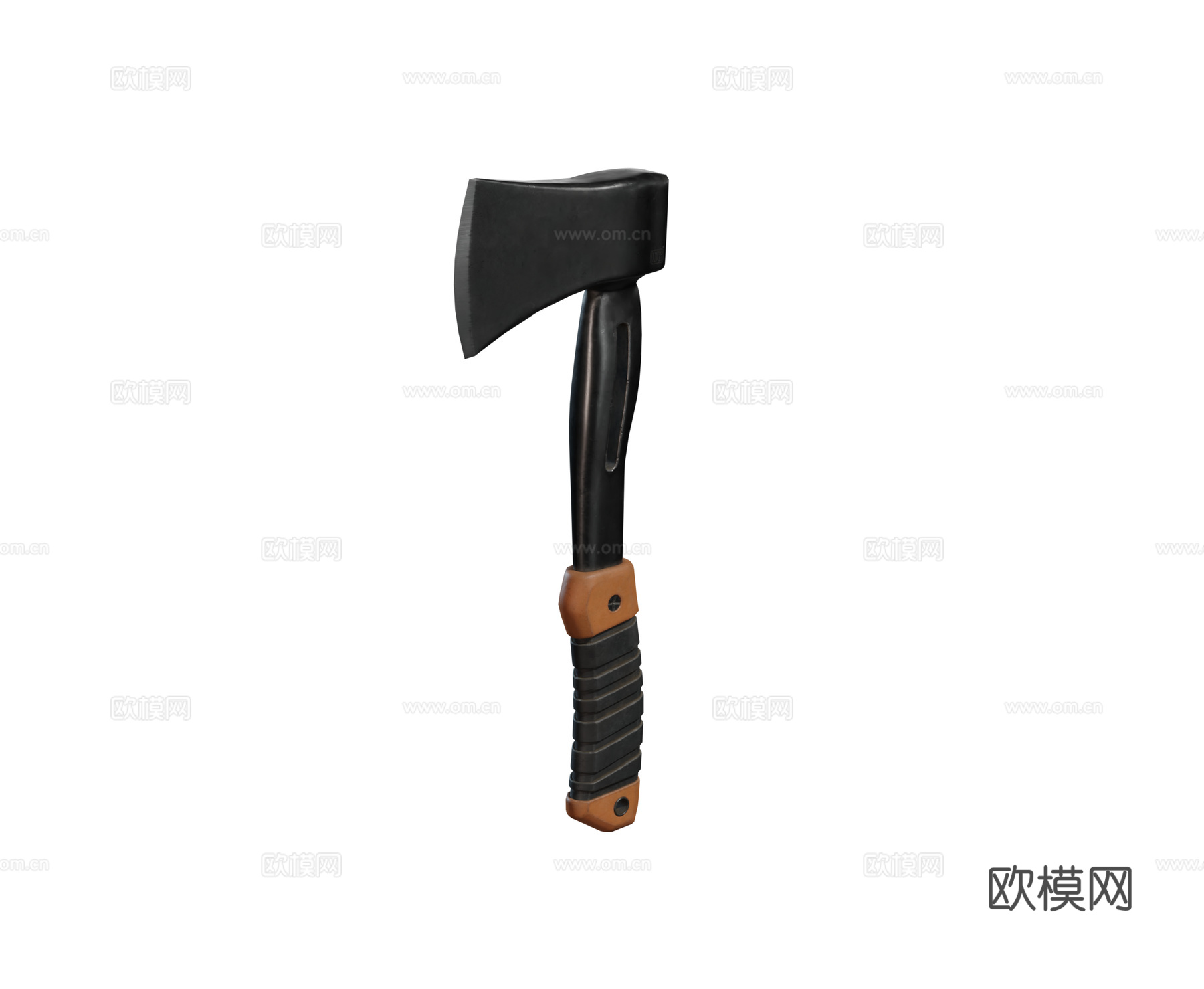 现代斧头 劈柴斧头su模型