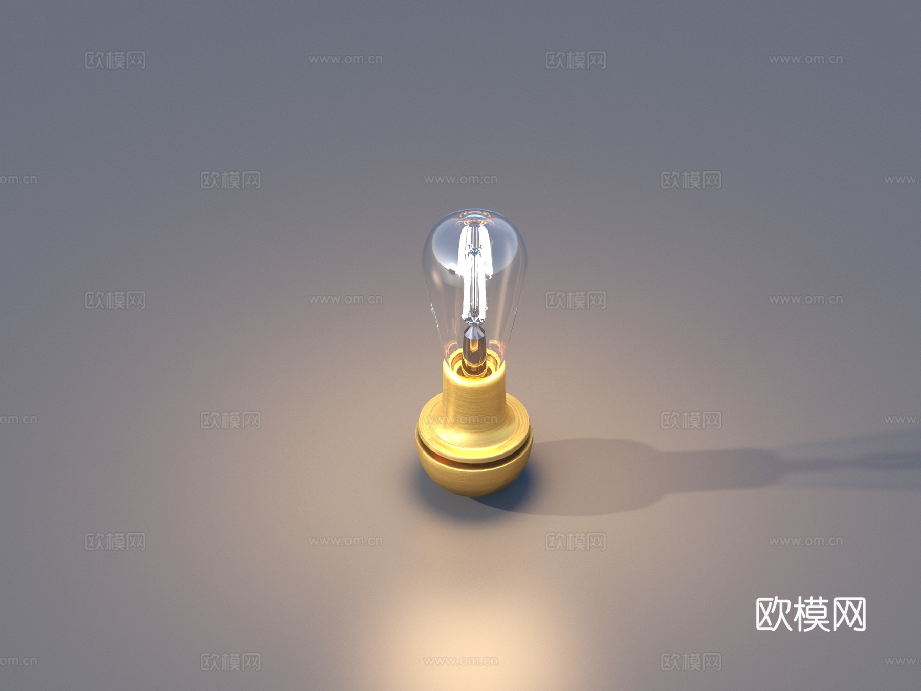 电灯泡 电灯胆 灯芯 电器用品3d模型