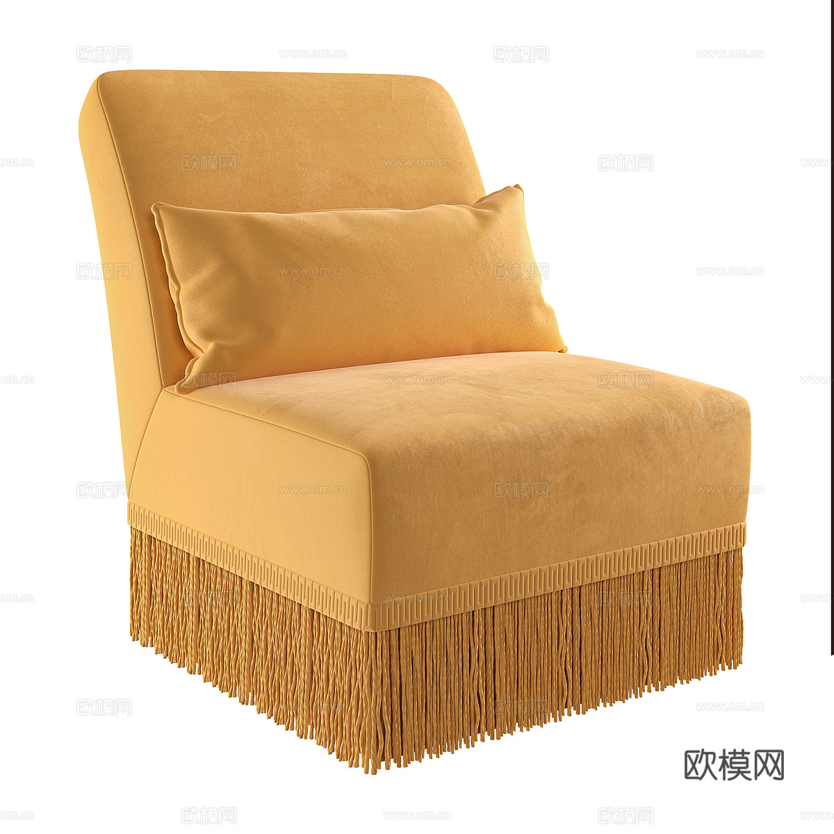 现代简约单人沙发 单人沙发 简约沙发 休闲沙发3d模型