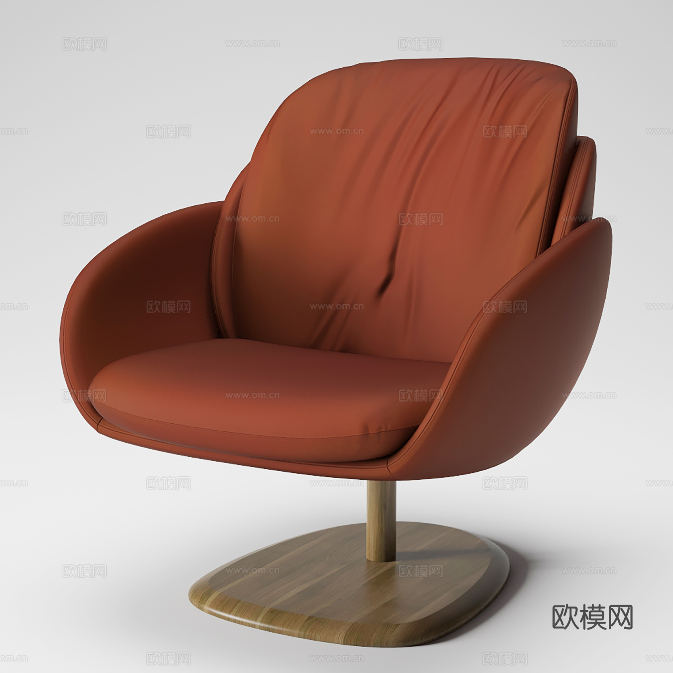 现代休闲椅 布椅 书椅 单椅3d模型