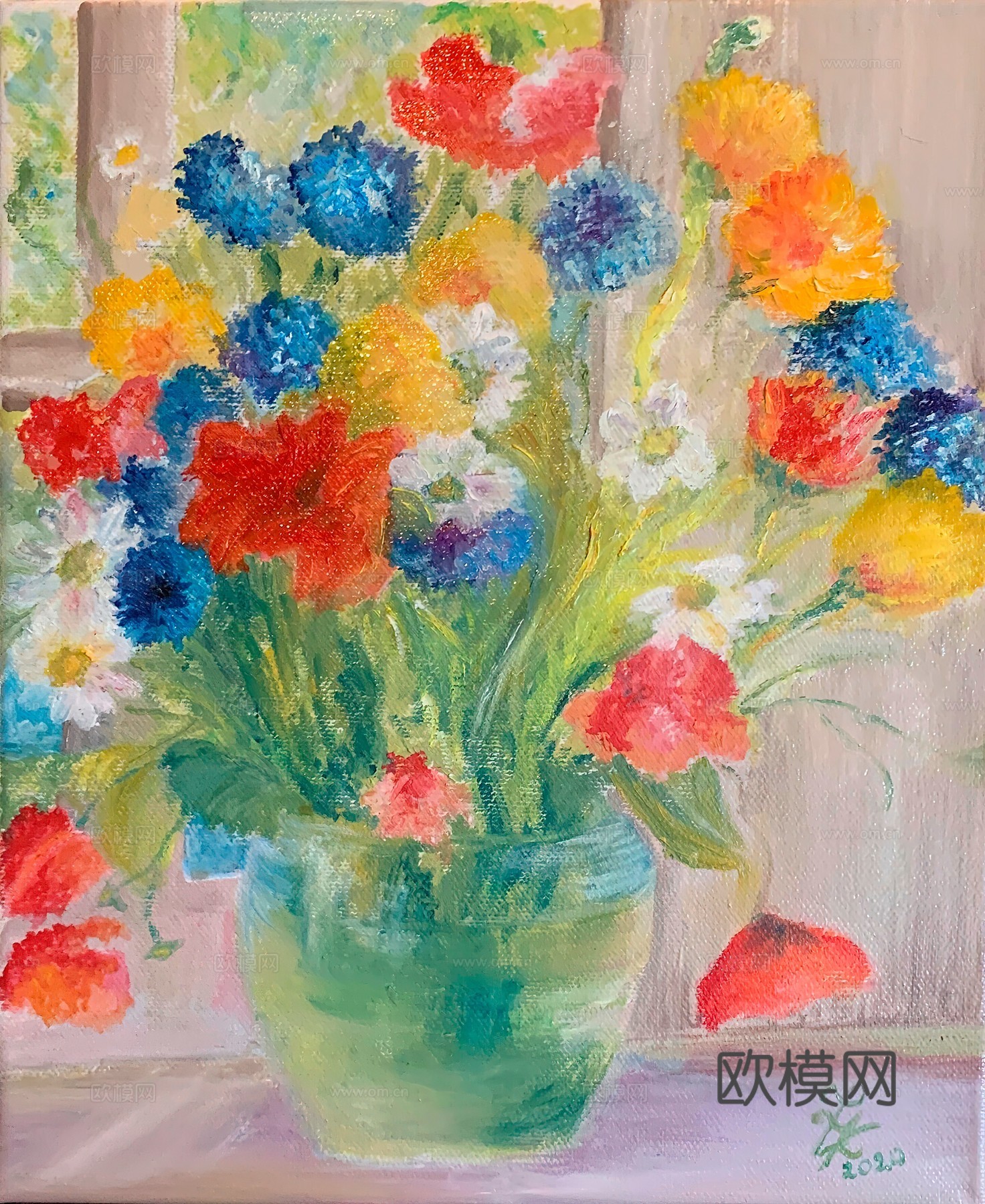 植物油画