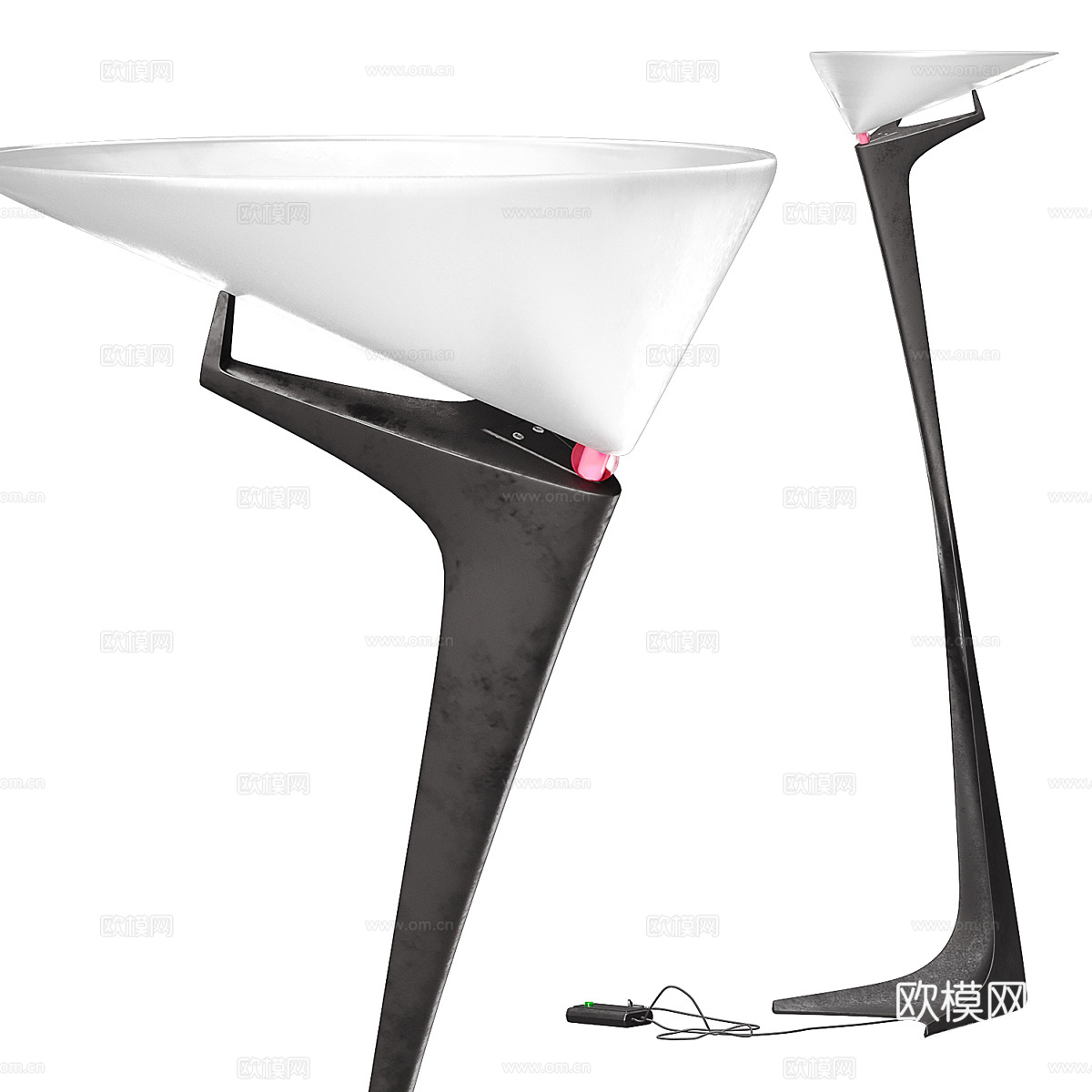 现代极简 Montjuic 落地灯3d模型下载（渲染图1）