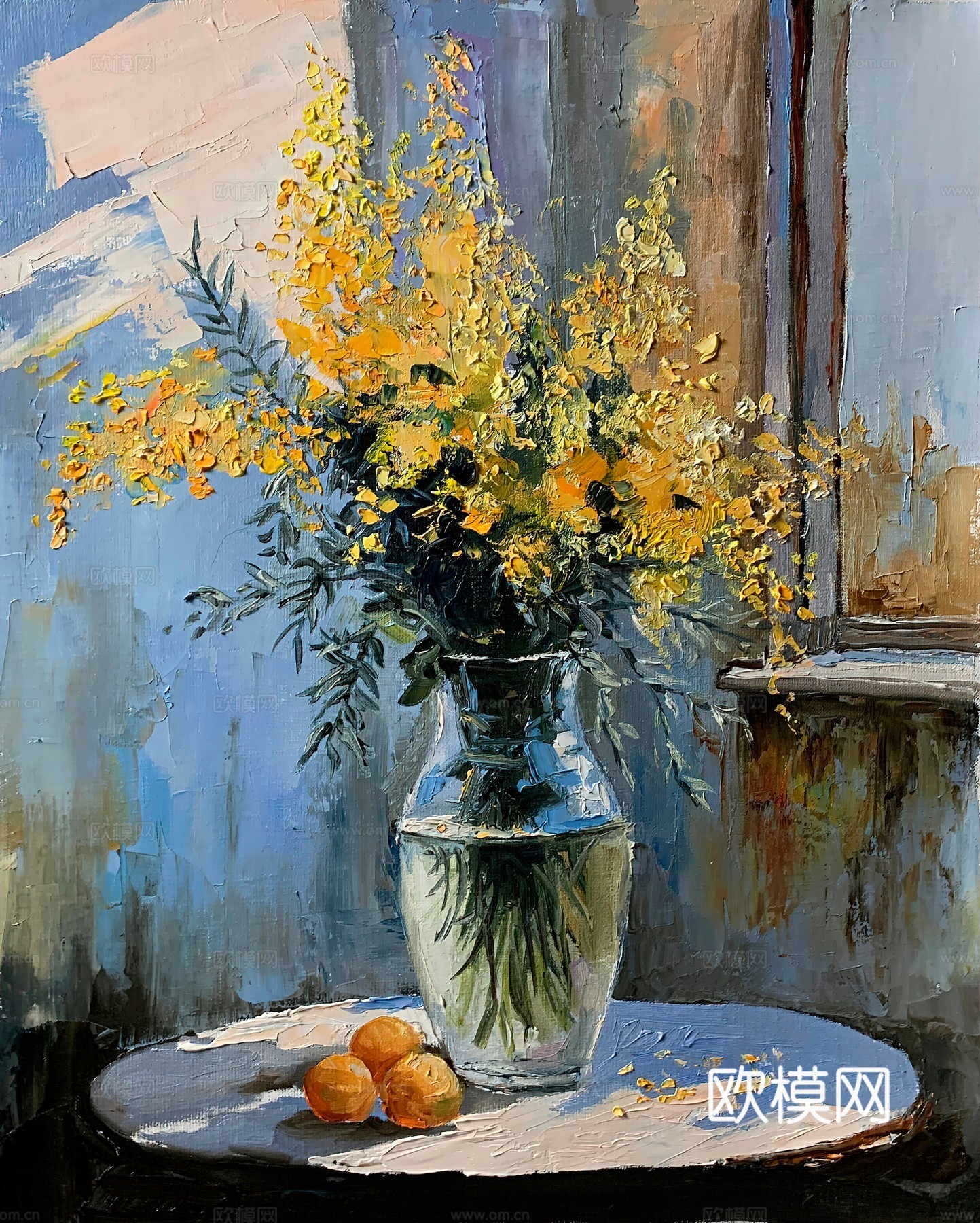 植物油画