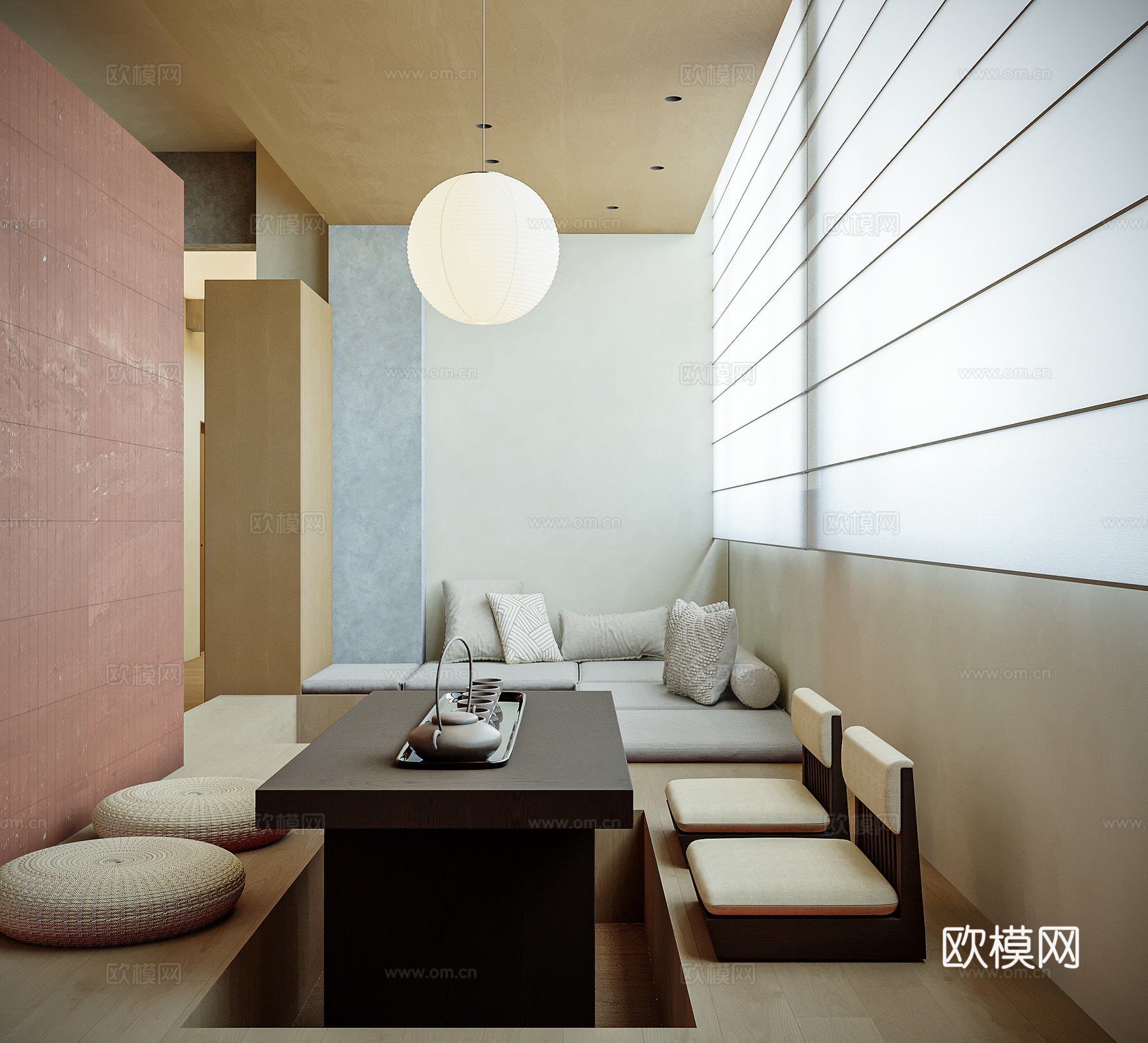 棋牌室3d模型