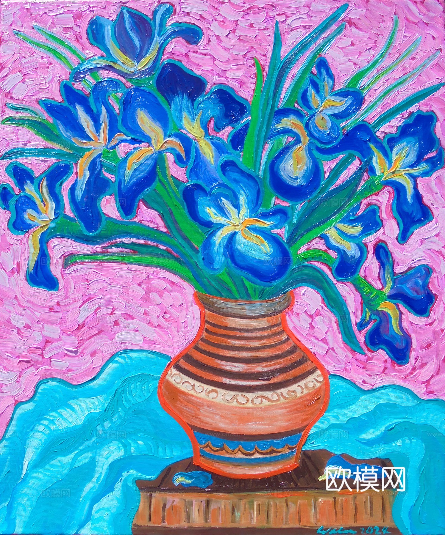植物油画