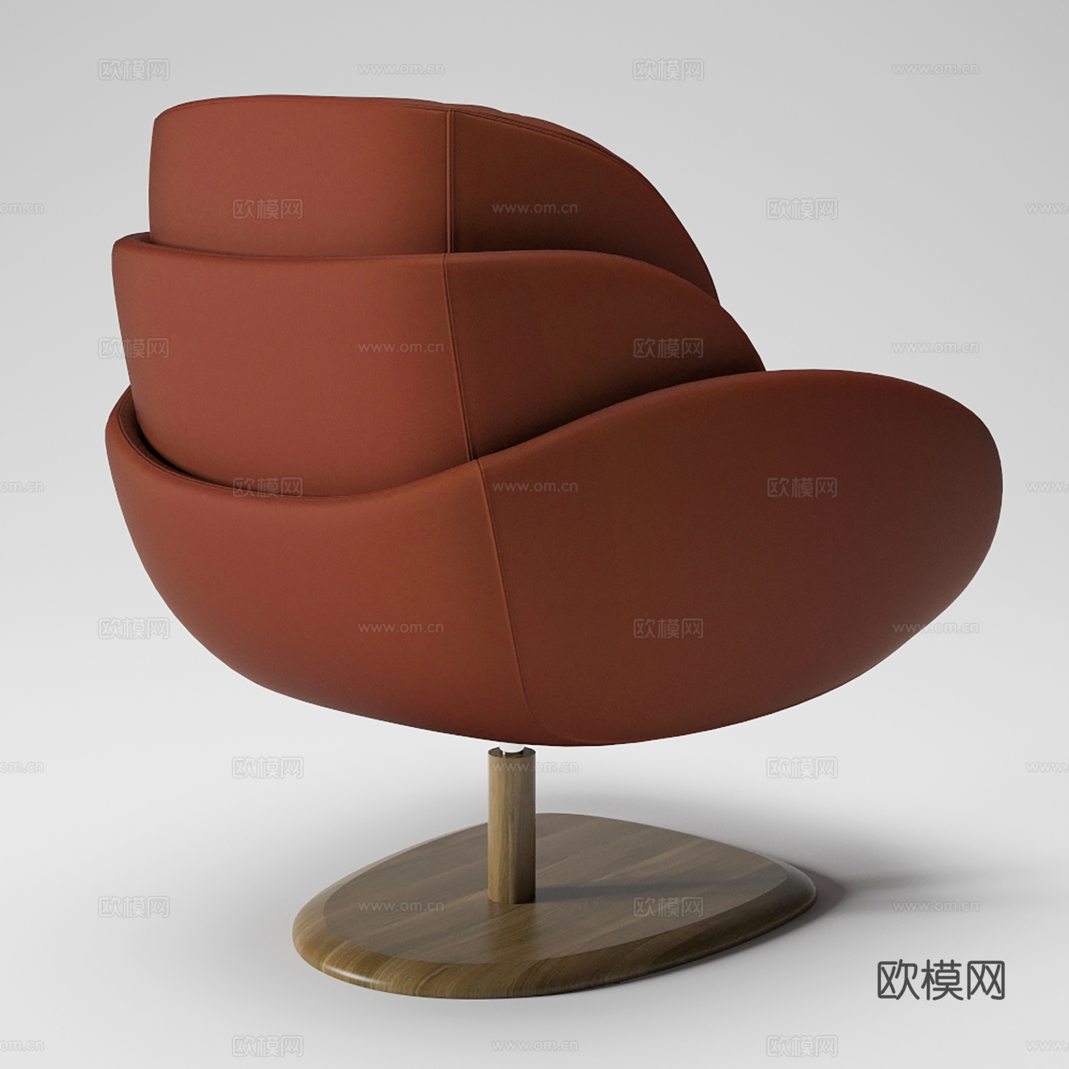 现代休闲椅 布椅 书椅 单椅3d模型