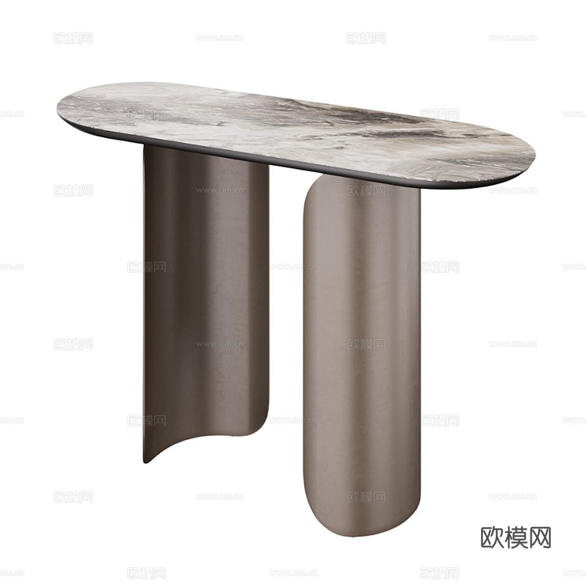 现代简约轻奢边几 边几 简约边几 装饰边几 玄关边几3d模型