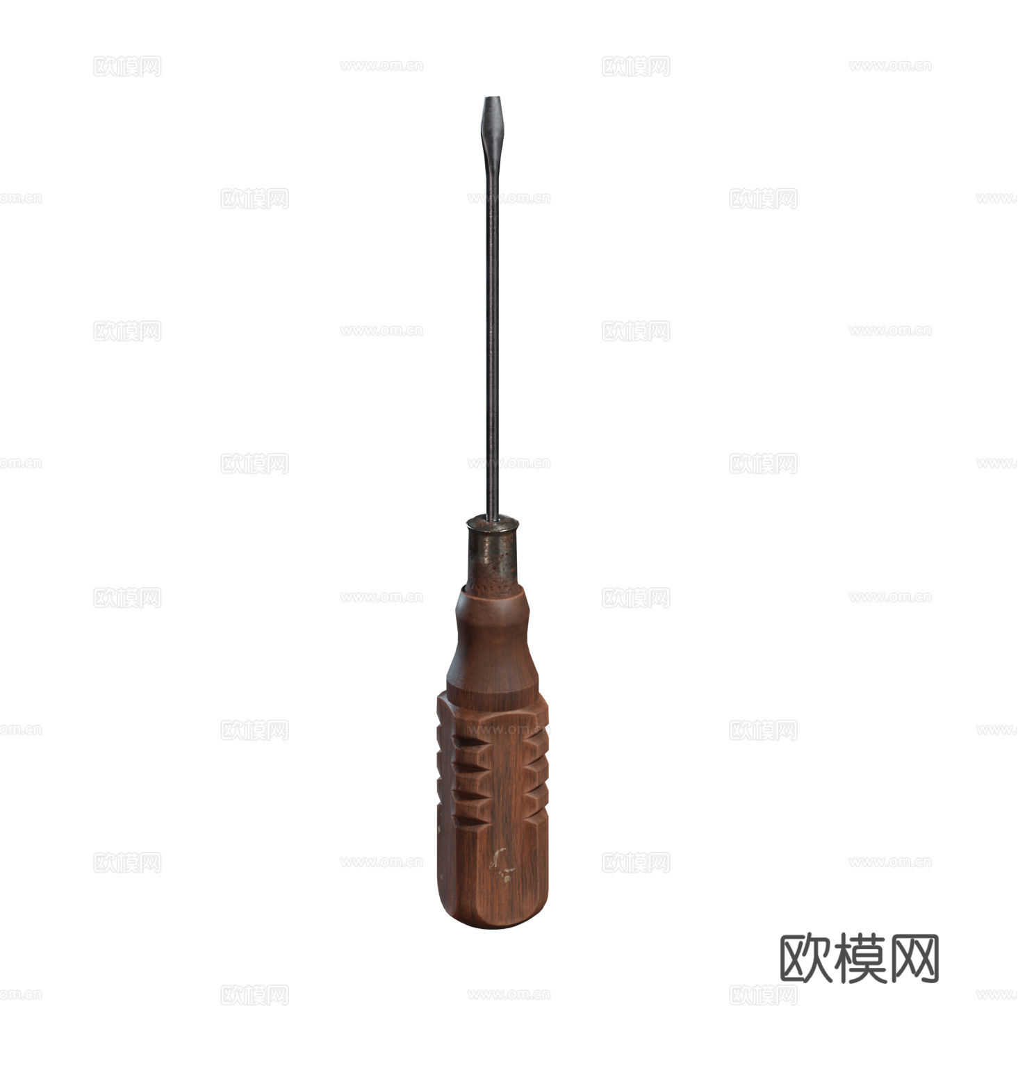现代居家工具 螺丝刀su模型