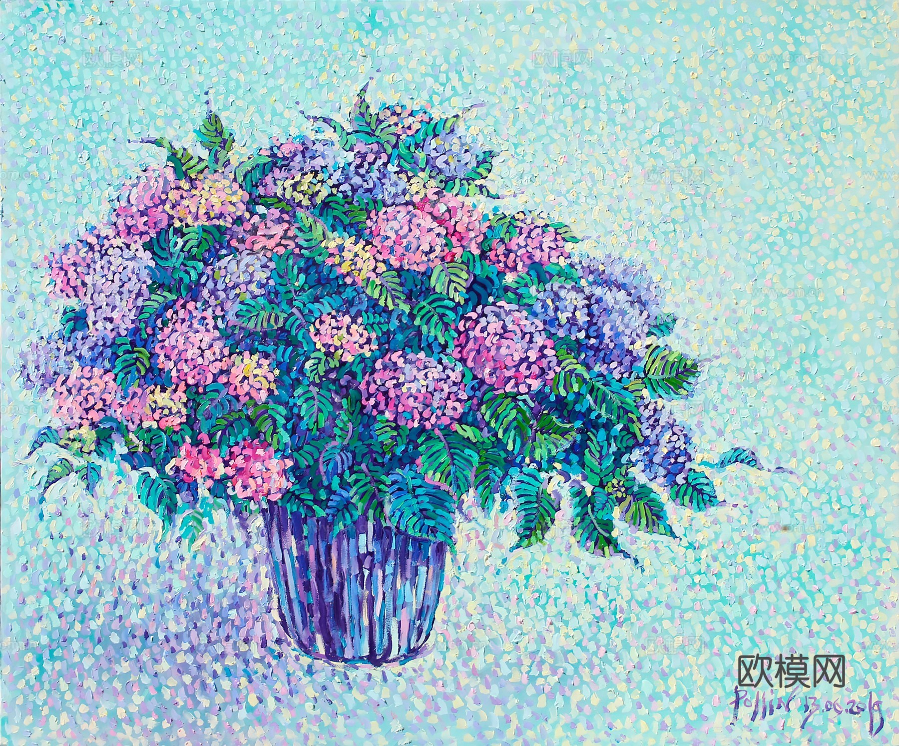 植物油画
