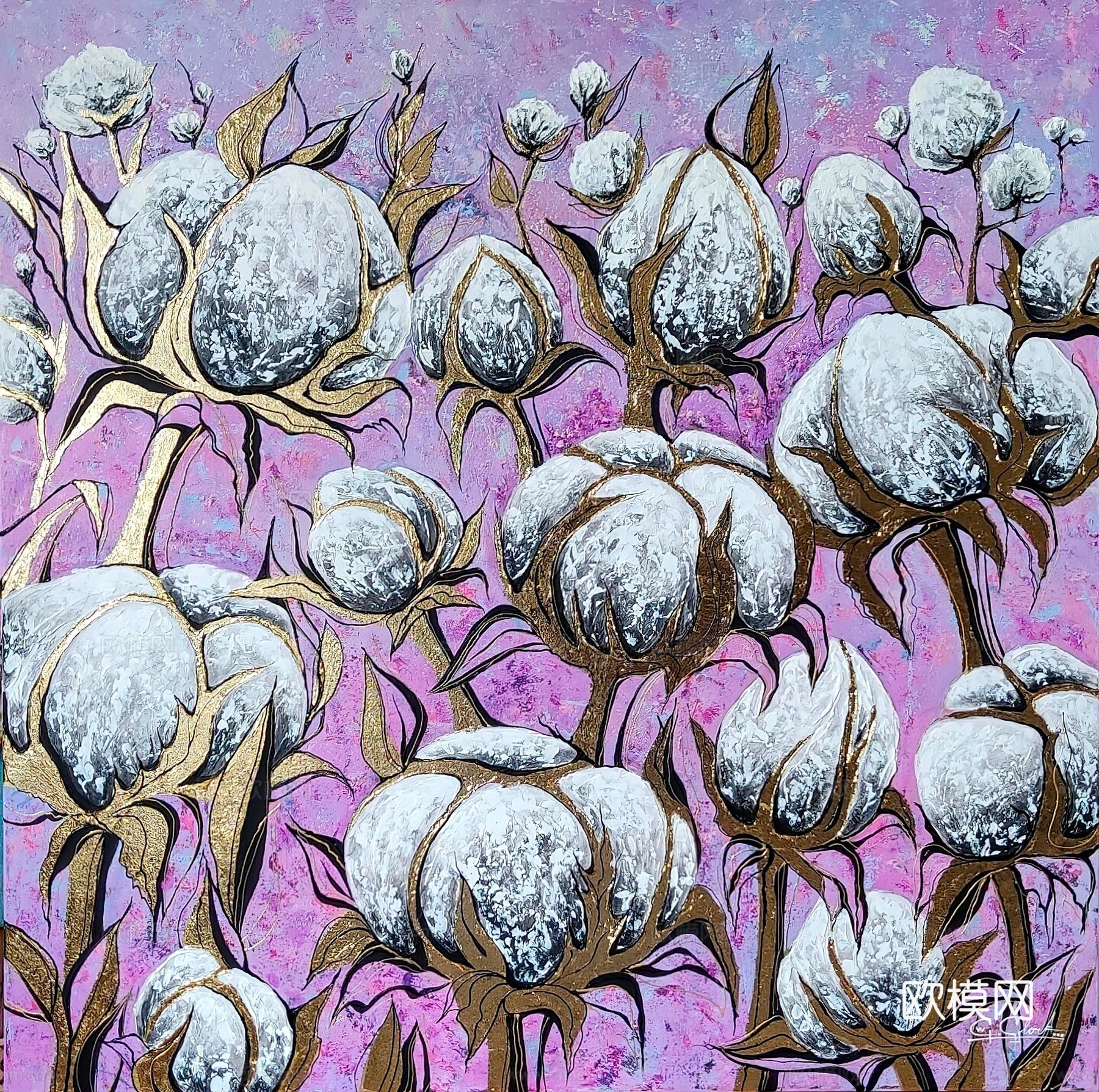 植物油画