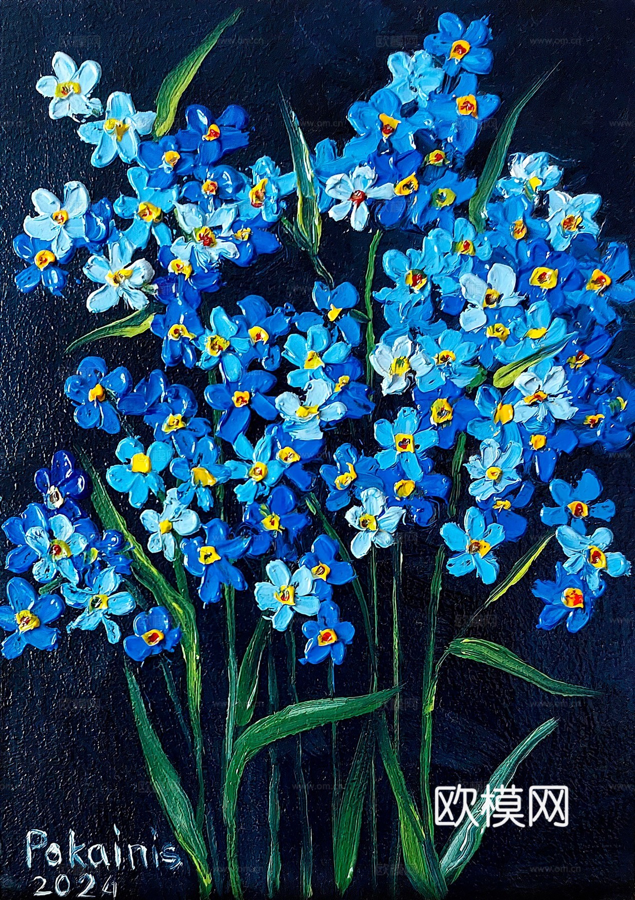 植物油画