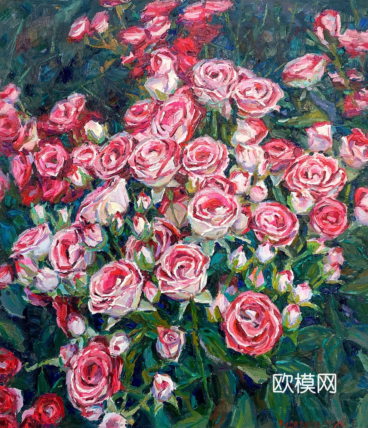 植物油画