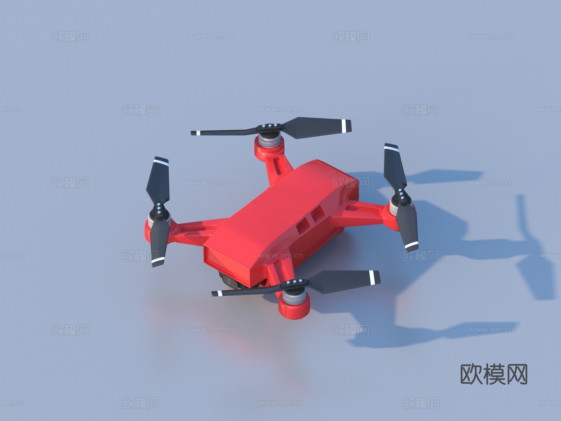 无人机 航拍无人机 四翼无人机3d模型