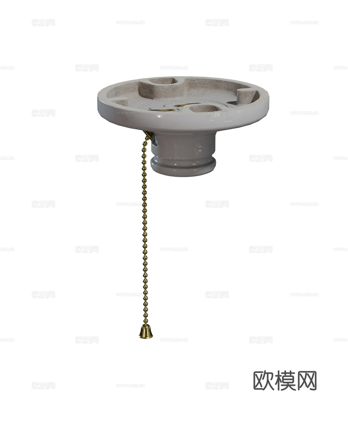 欧式美式复古拉链灯 拉链灯插座 电灯泡插口 插座su模型