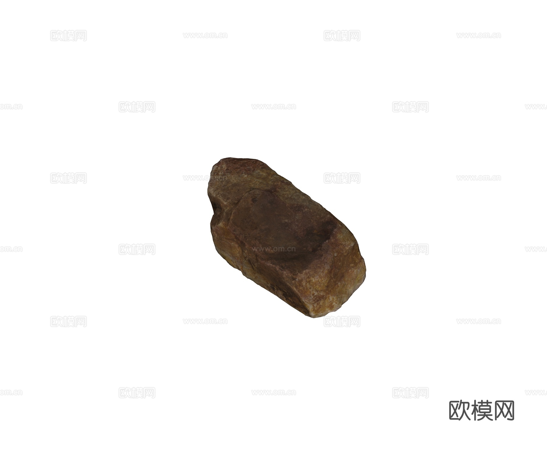 现代石块 山石 造型石 景观石 庭院石 群石 自然风化石头su模型