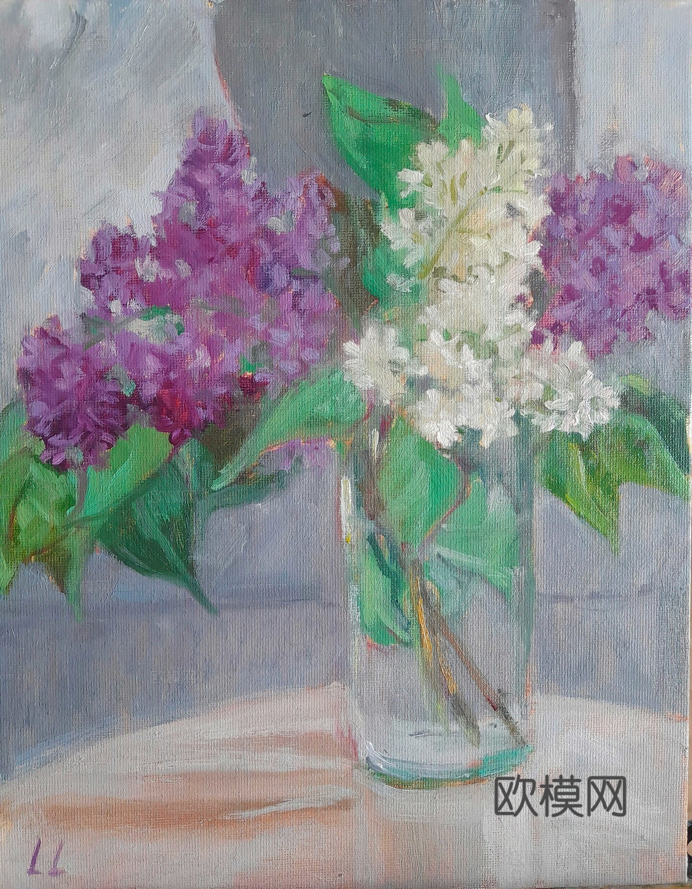 植物油画