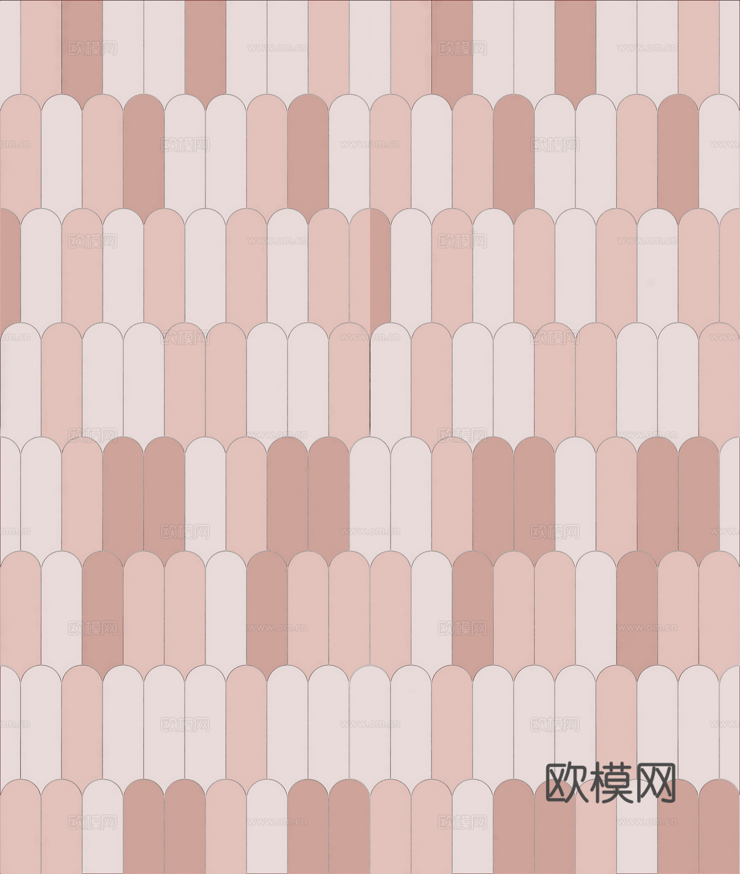 粉色渐变羽毛砖